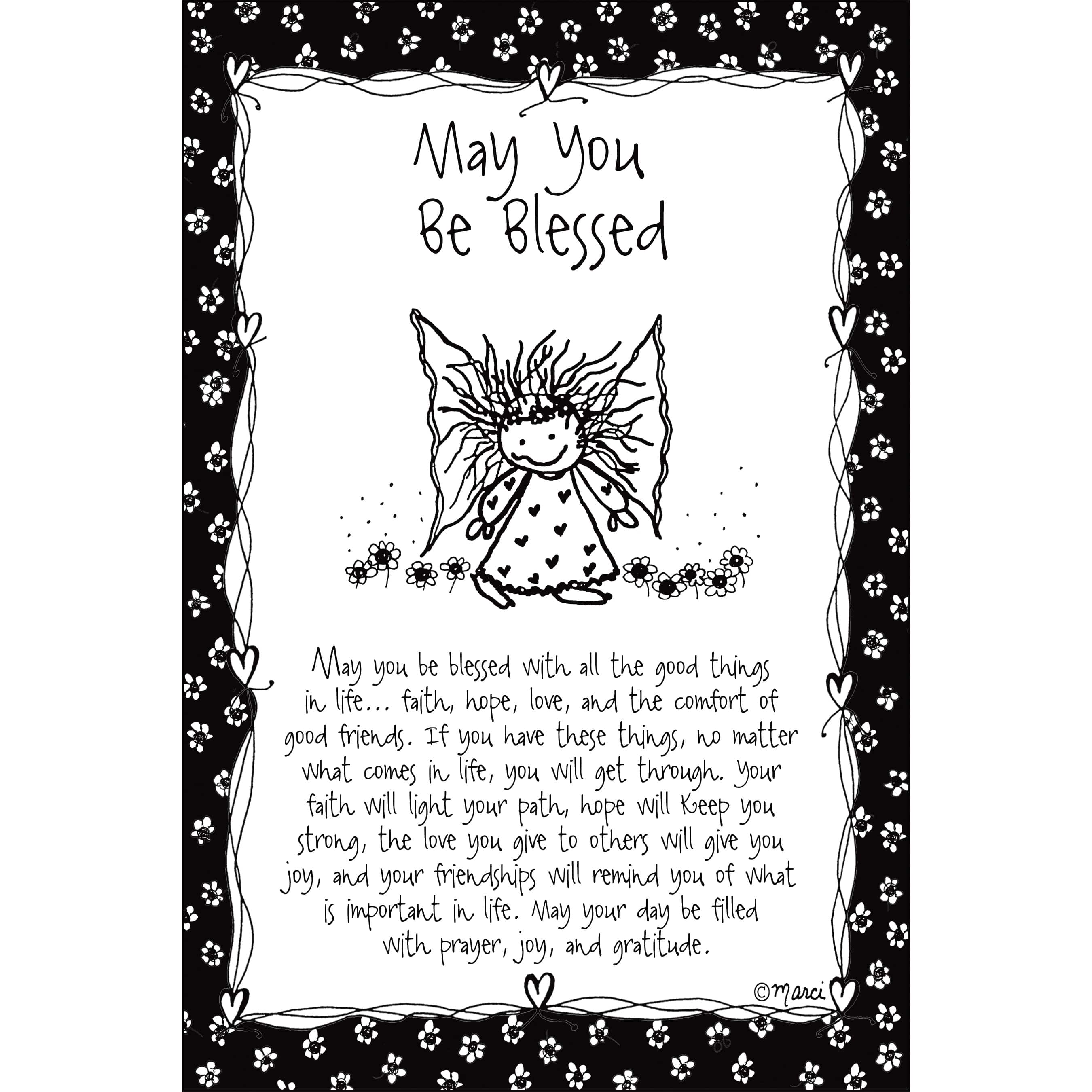Children of the Inner Light® by Marci Art May You Be Blessed Plaque