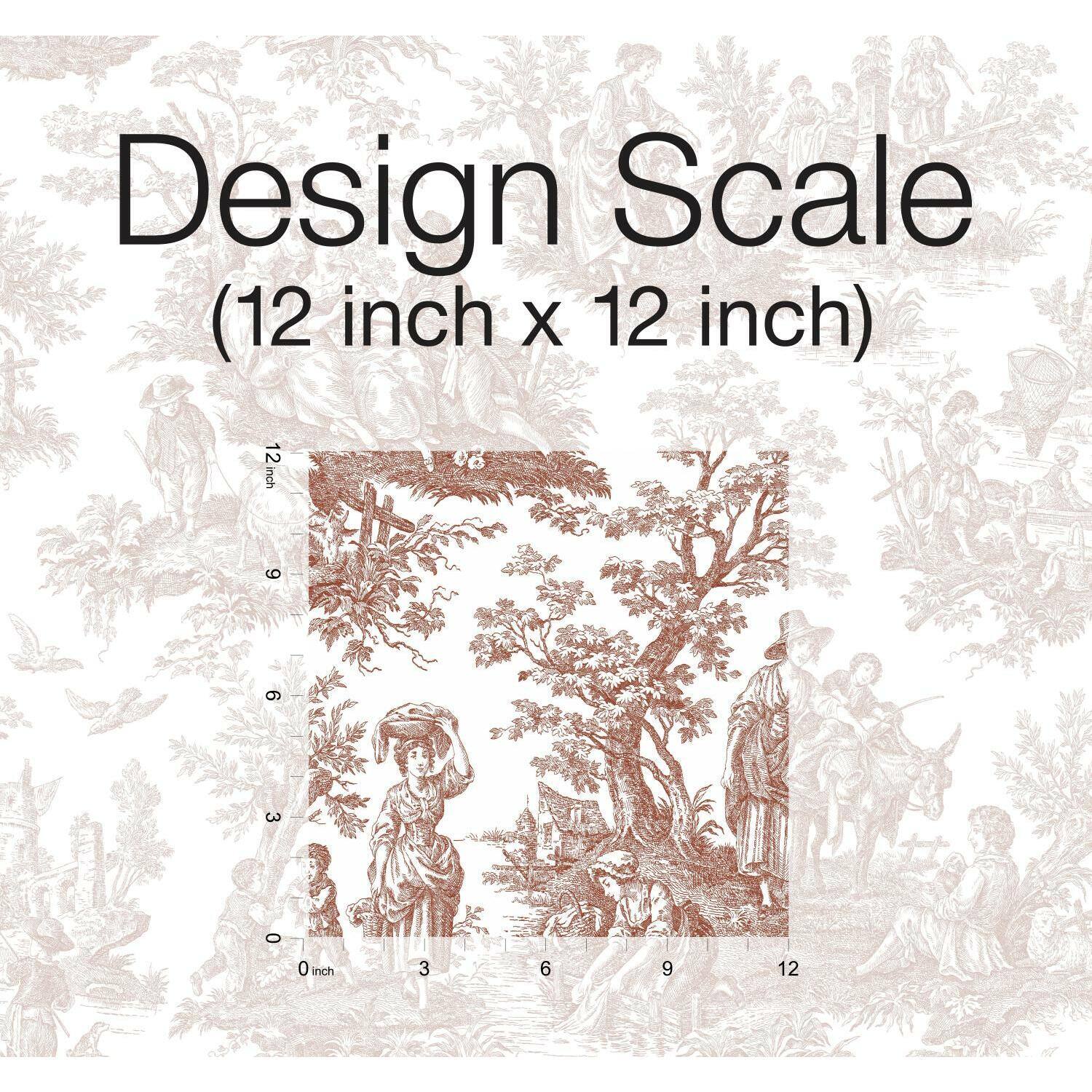 RoomMates Country Life Toile Peel & Stick Wallpaper