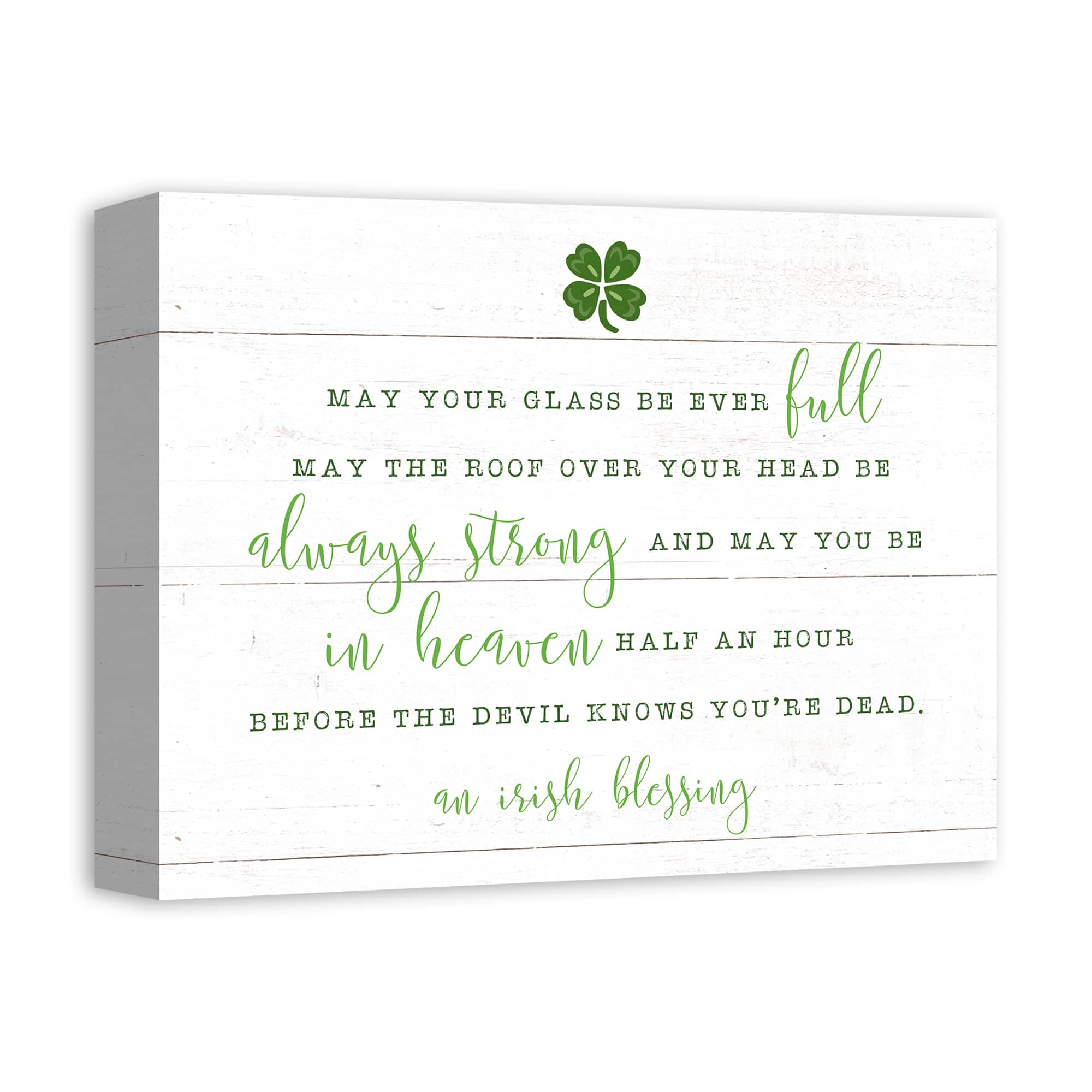 Irish Blessings Quote Canvas 11" x 14" Canvas Wall Art
