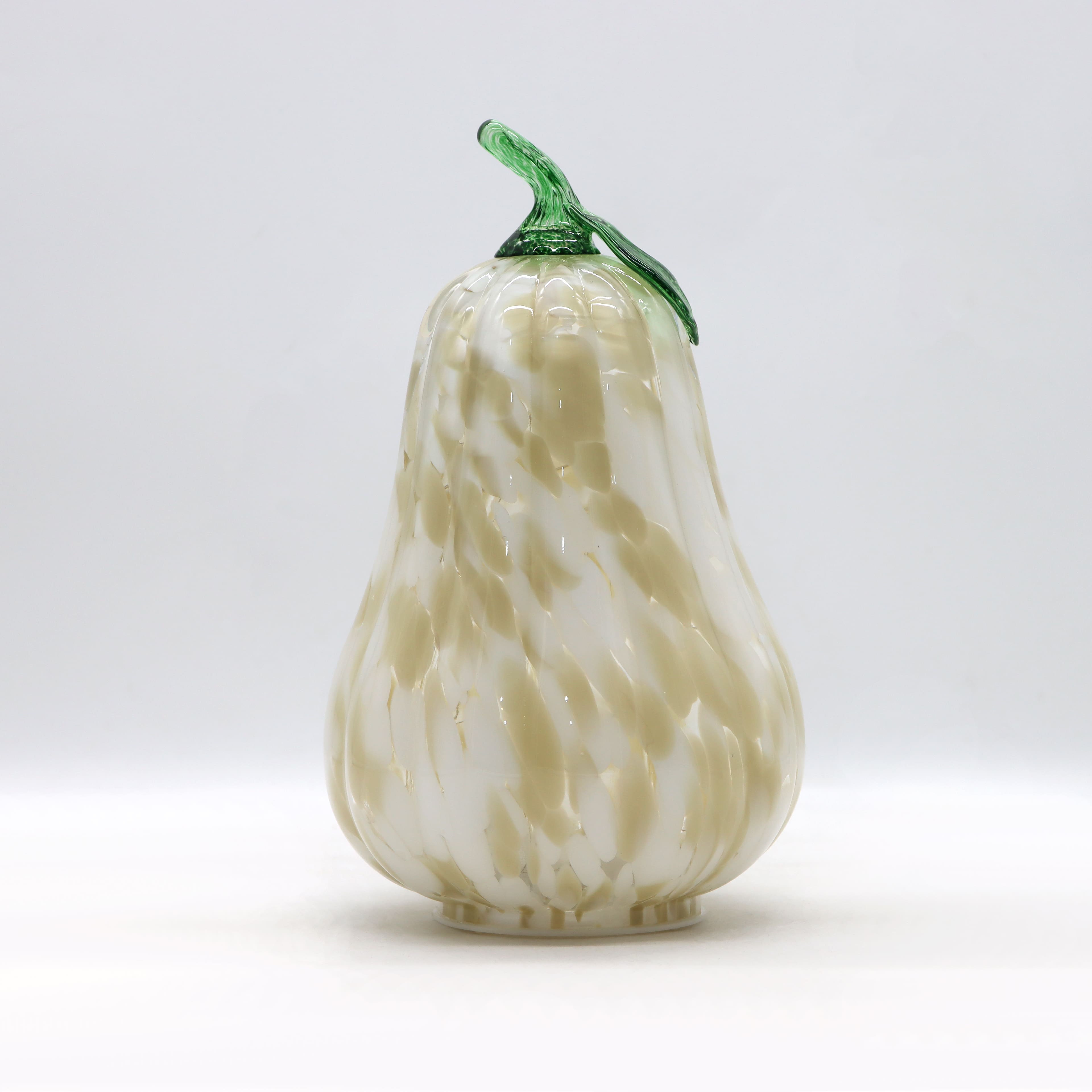 Warm White LED Cream Glass Gourd by Ashland&#xAE;