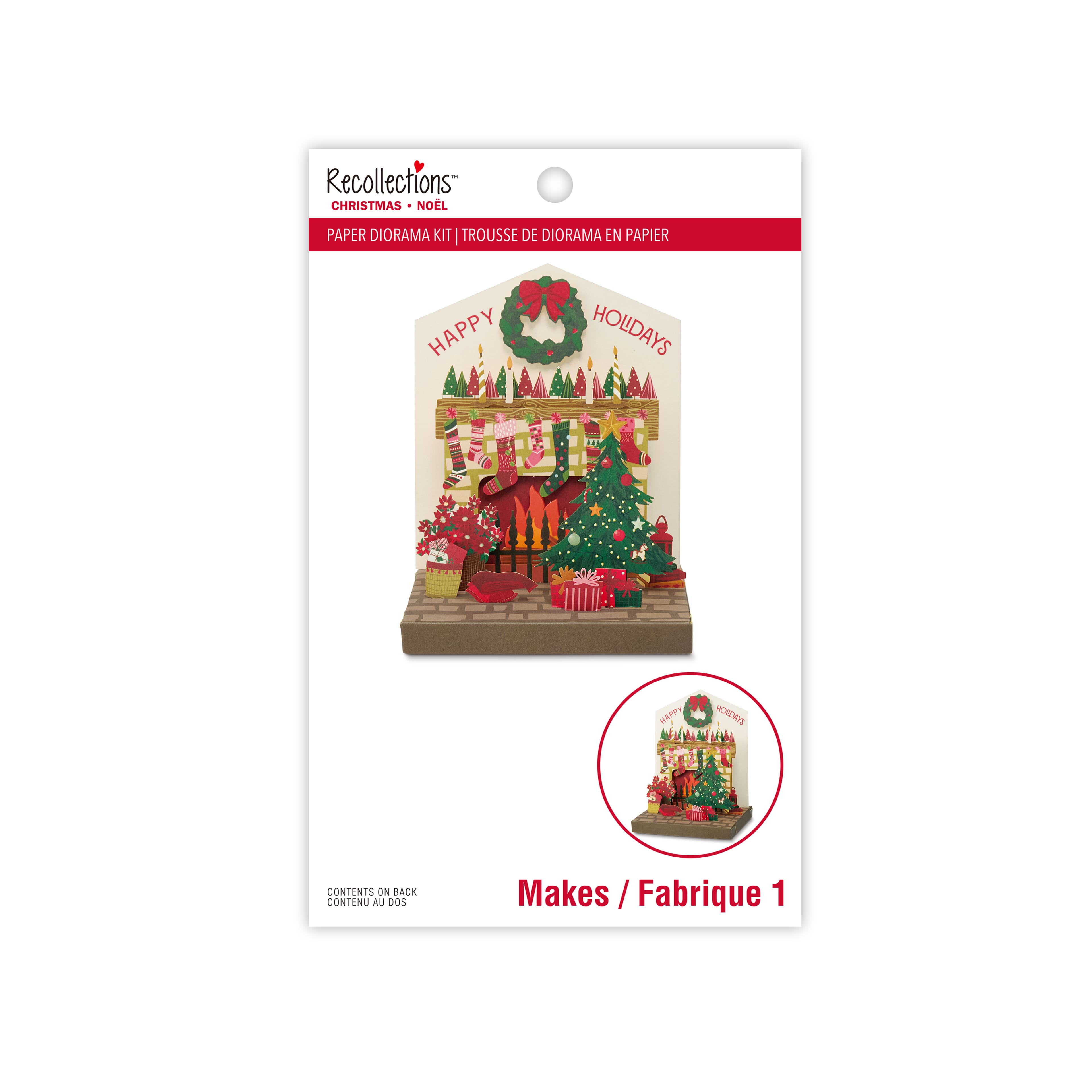 Fireplace Paper Diorama Kit by Recollections&#x2122;