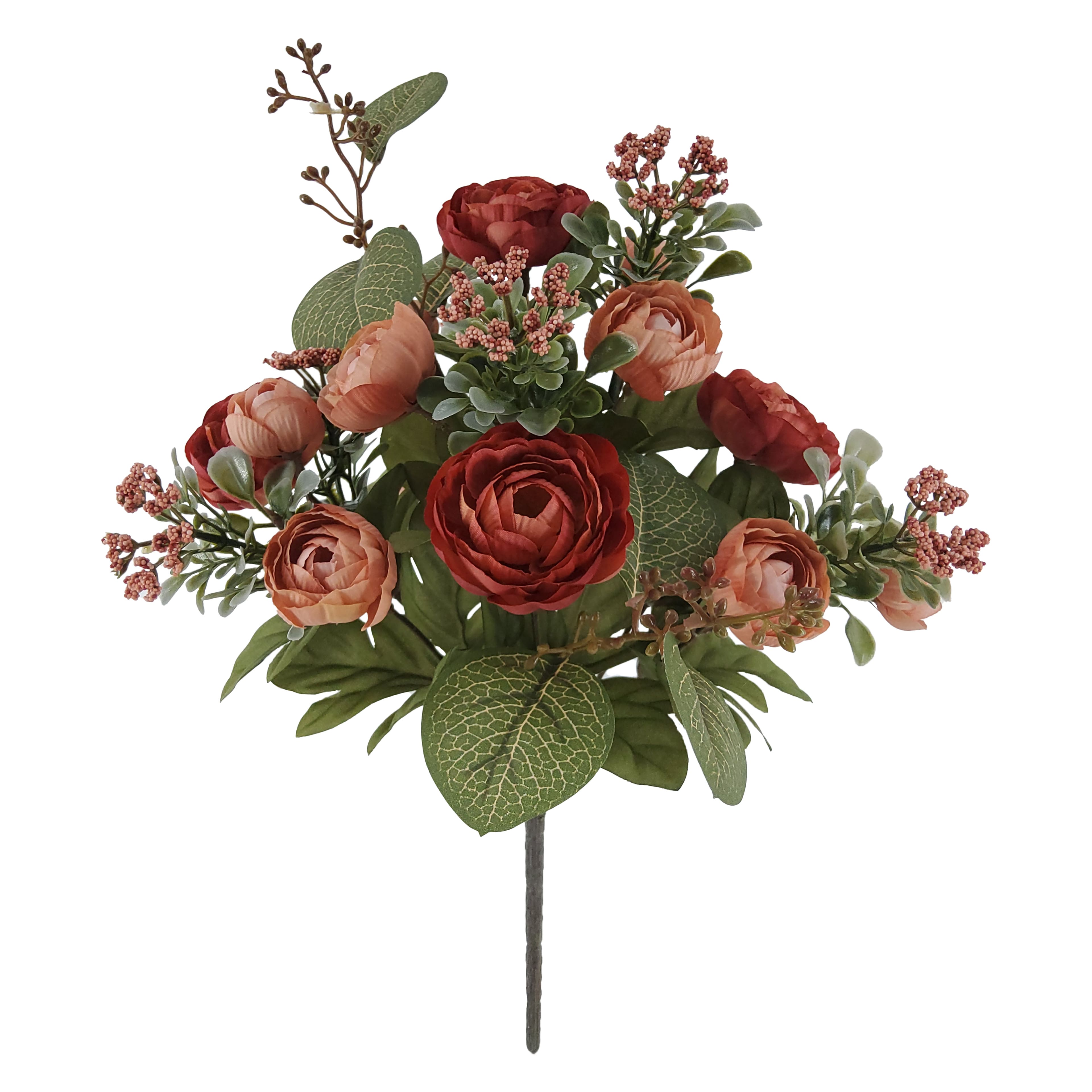 18&#x22; Ranunculus &#x26; Berry Deluxe Bush by Ashland&#xAE;