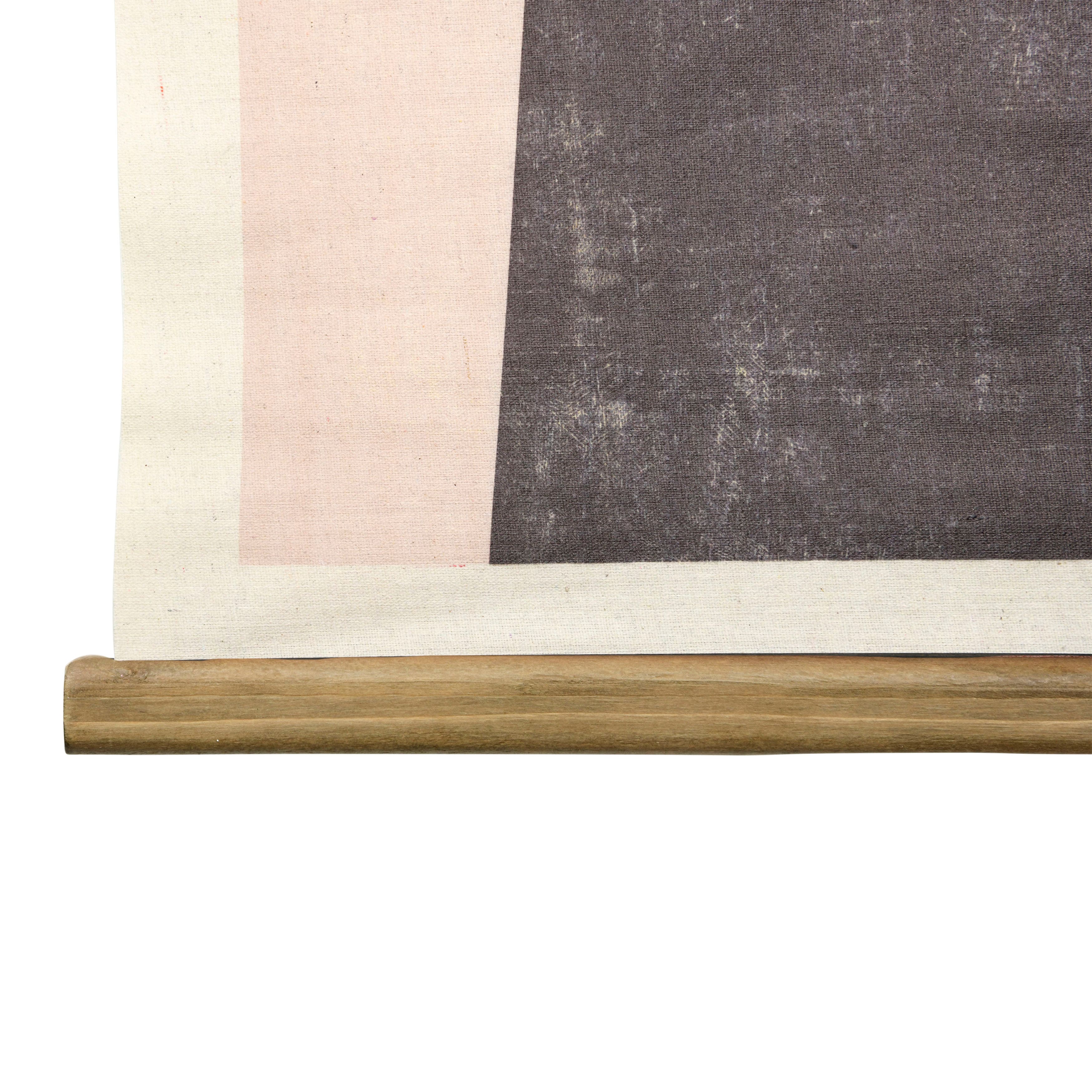 Hello Honey® Abstract Canvas Scroll Wall Hanging