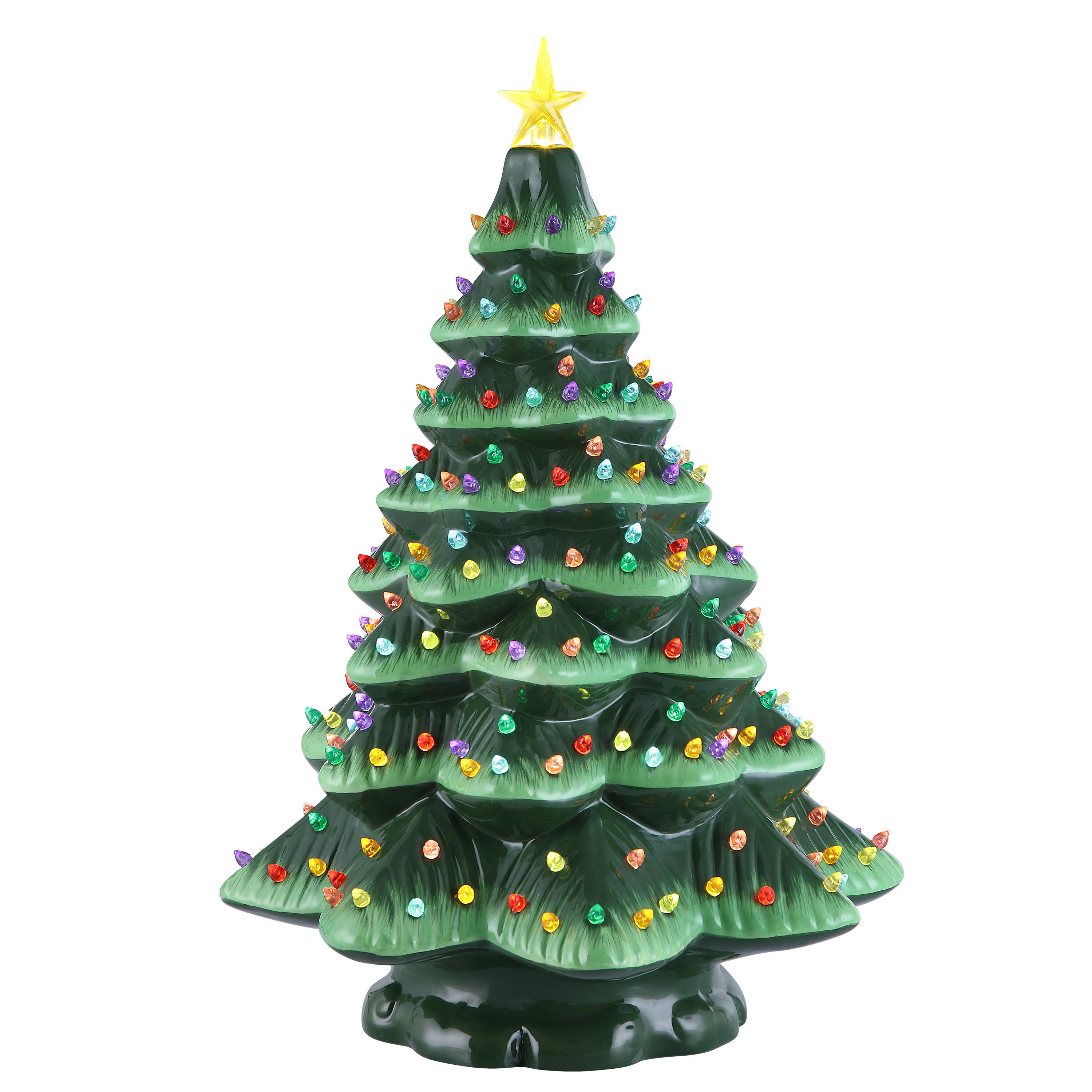 18 Green Starry Light Tree Michaels Ceramic Christmas Tree Lights Michaels
