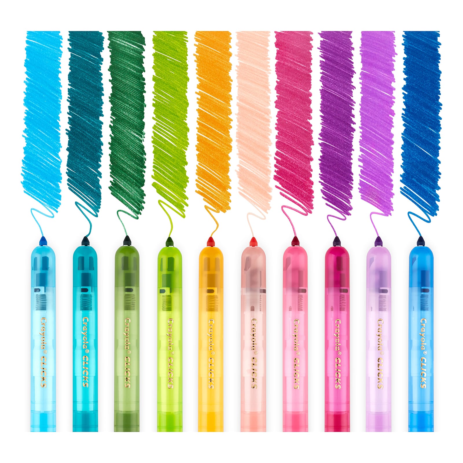 Crayola® Washable CLICKS Bold/Brignt Retractable Markers