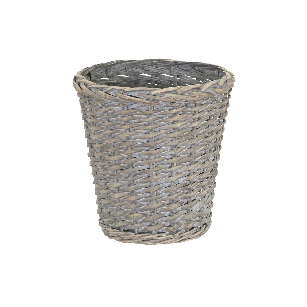Household Essentials 7" Woven Wicker Waste Basket