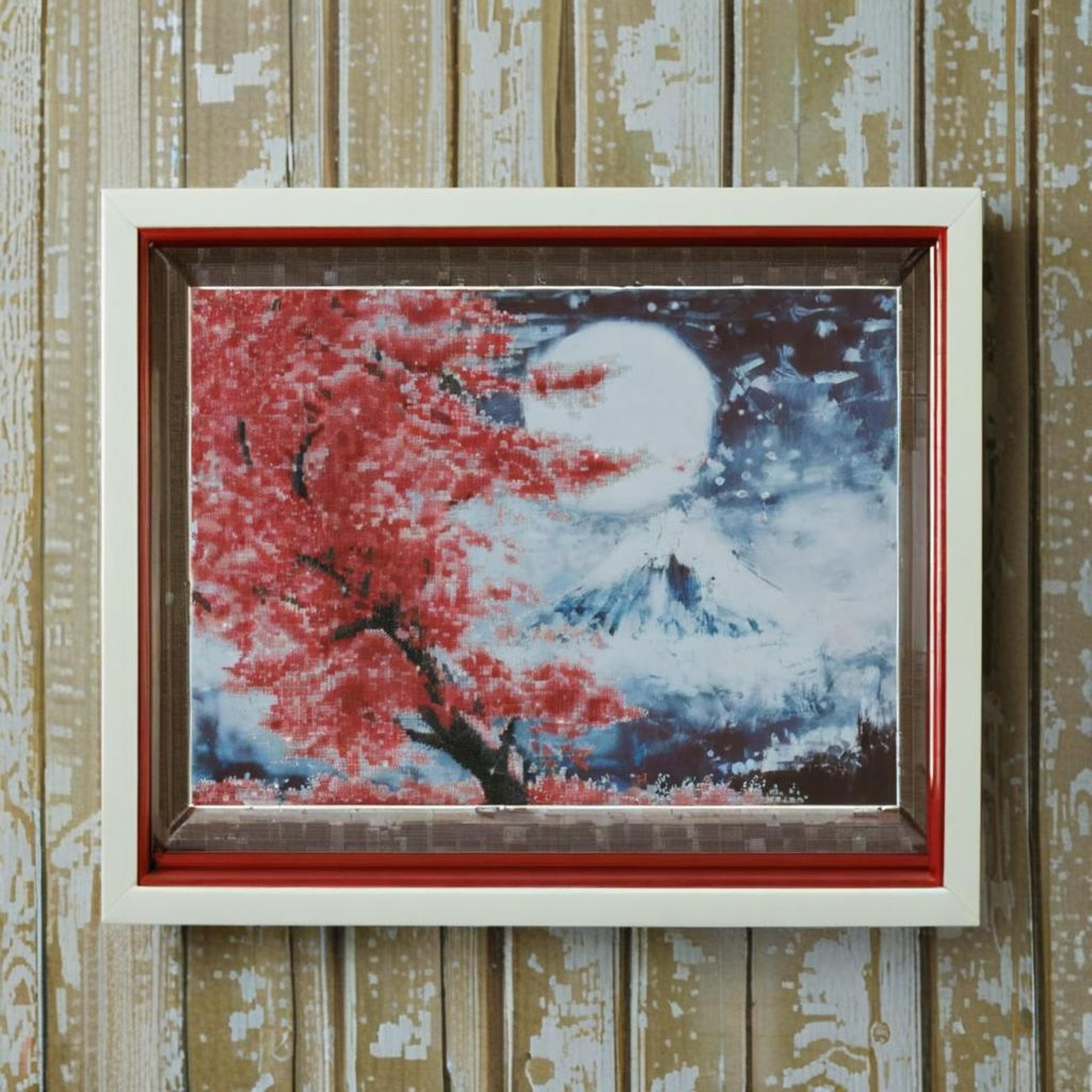 Diamond Dotz&#xAE; Cherry Blossom Mountain Diamond Painting Kit