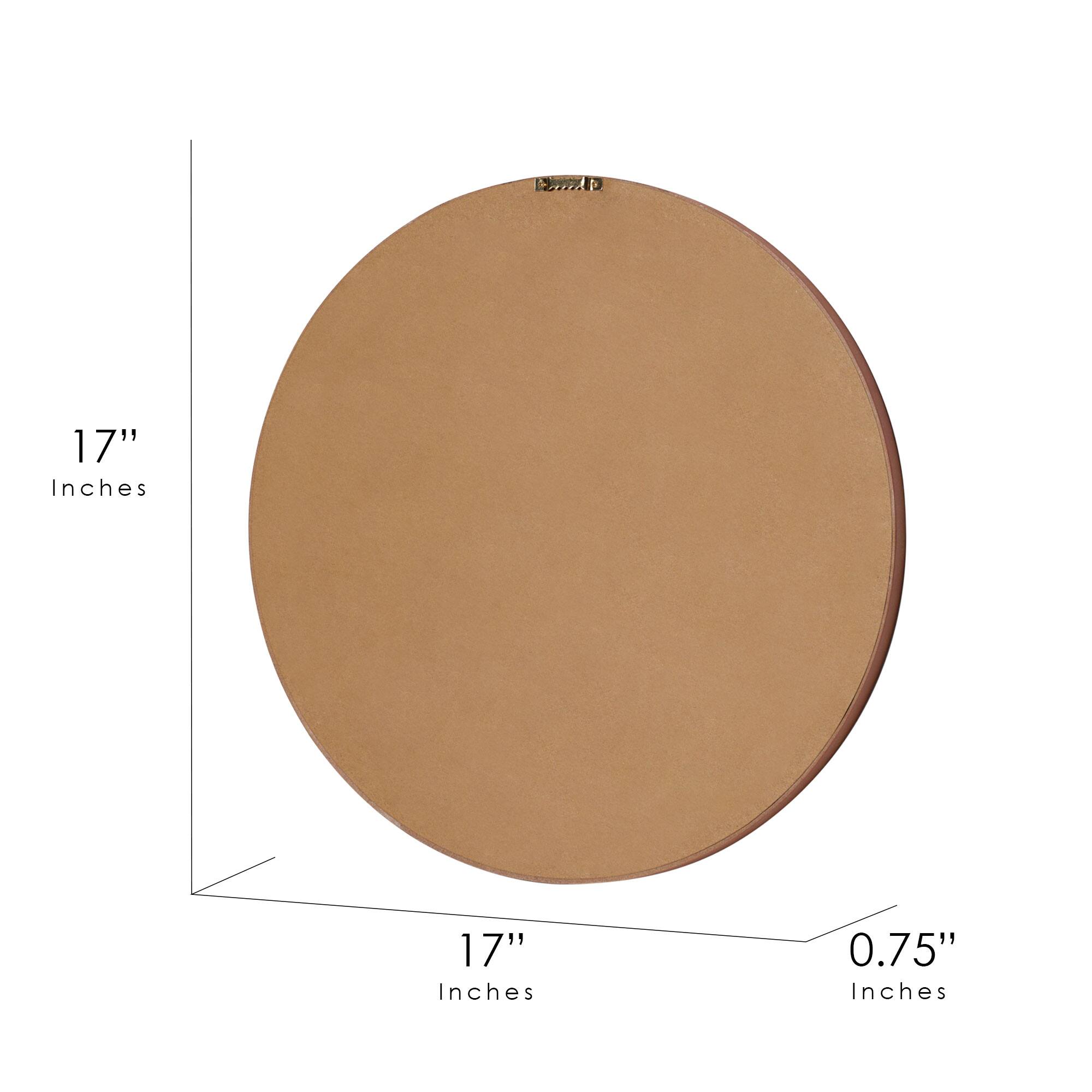 American Art Décor™ 17" Burnt Orange Boho Rustic Farmhouse Wood Framed Wall Medallion