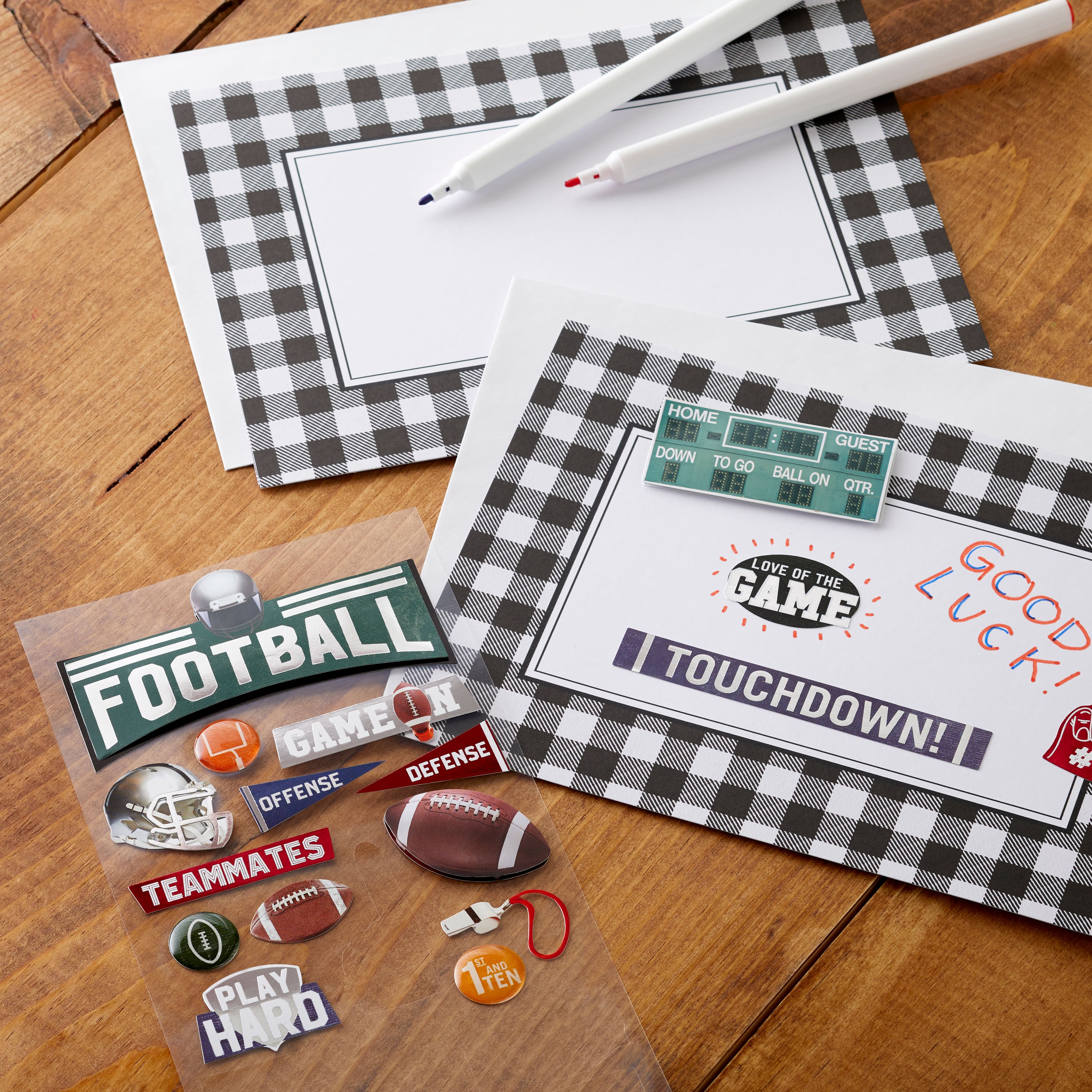 Football Icons Dimensional Stickers by Recollections™