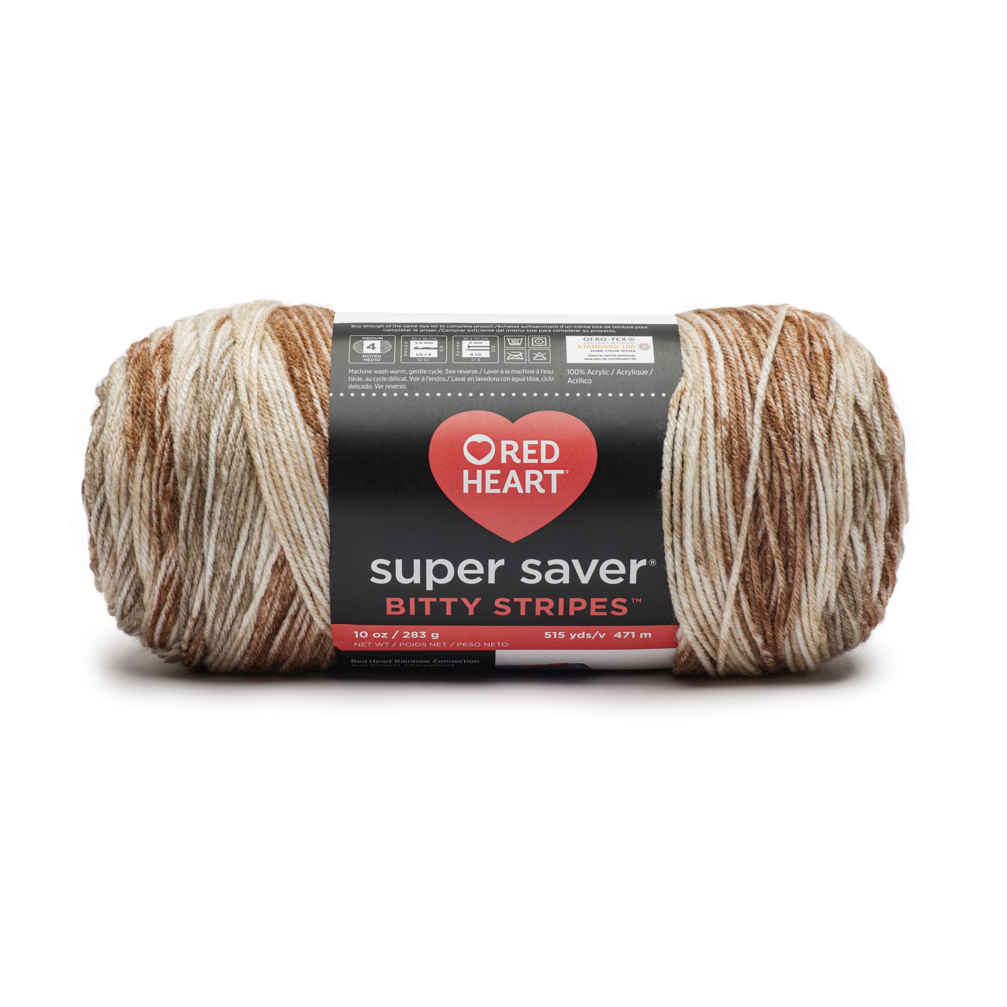 2 Pack Red Heart® Super Saver® Bitty Stripes™ Yarn