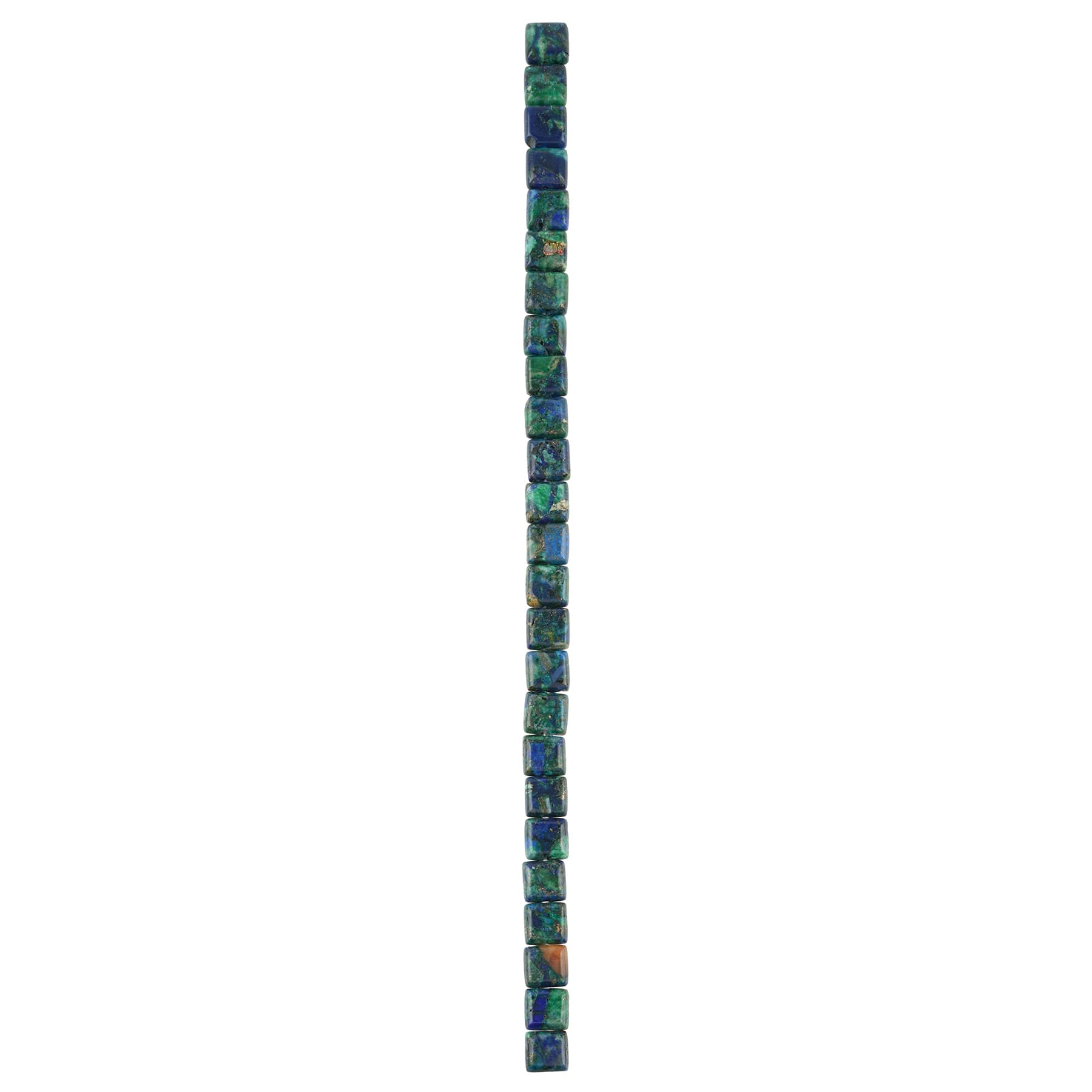 Chrysocolla Flat Square Beads, 10mm by Bead Landing&#x2122;