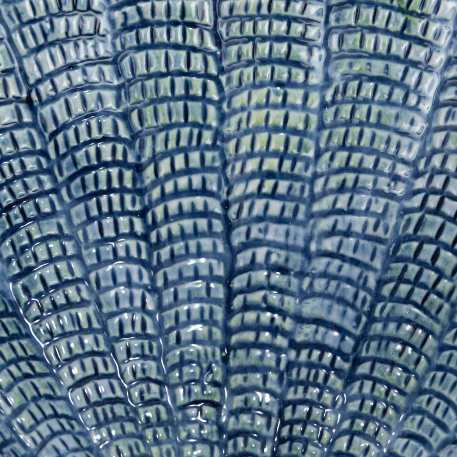 Hello Honey® 6" Blue & Peach Stoneware Shell Bowl Set