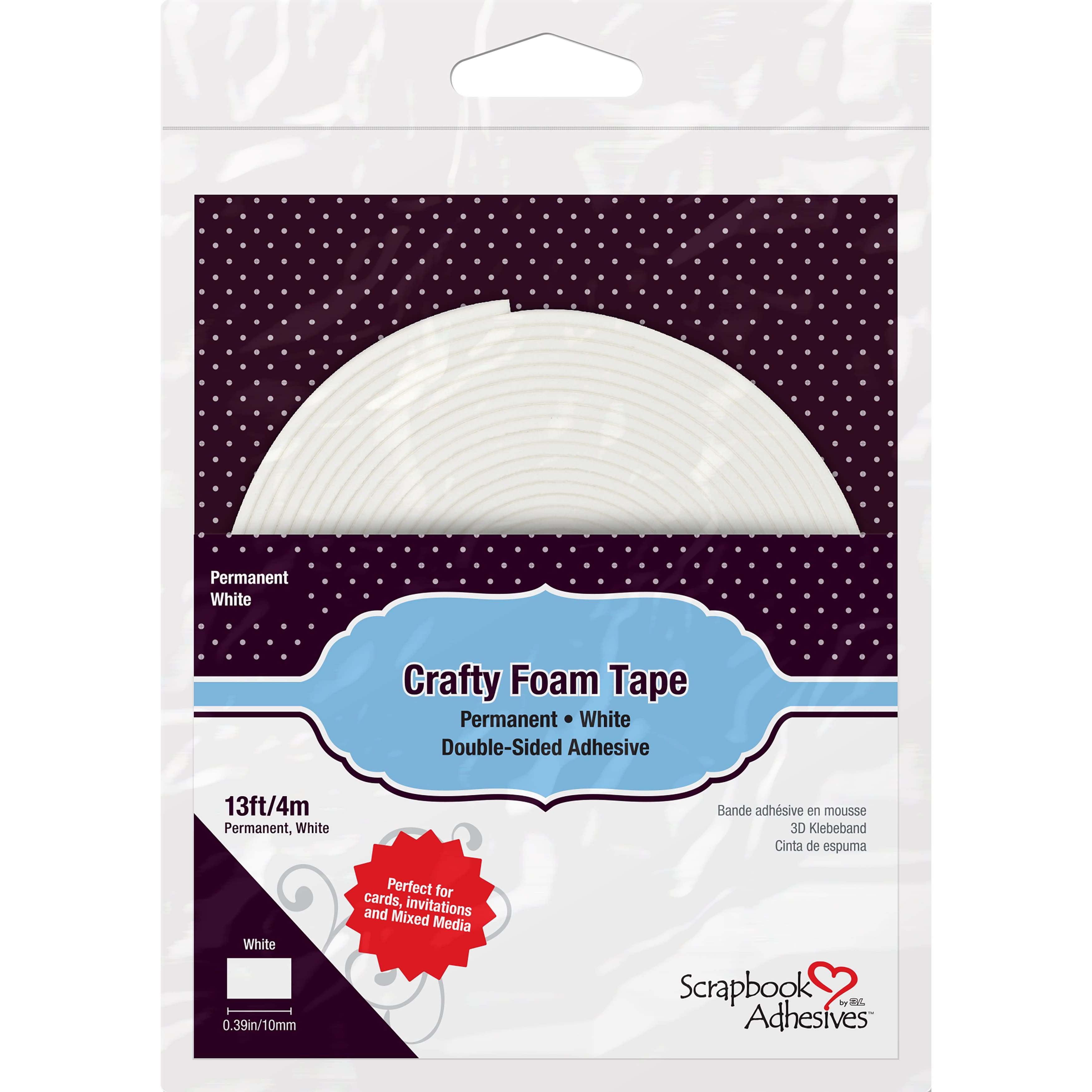Scrapbook Adhesives By 3L® Crafty Foam Tape Roll