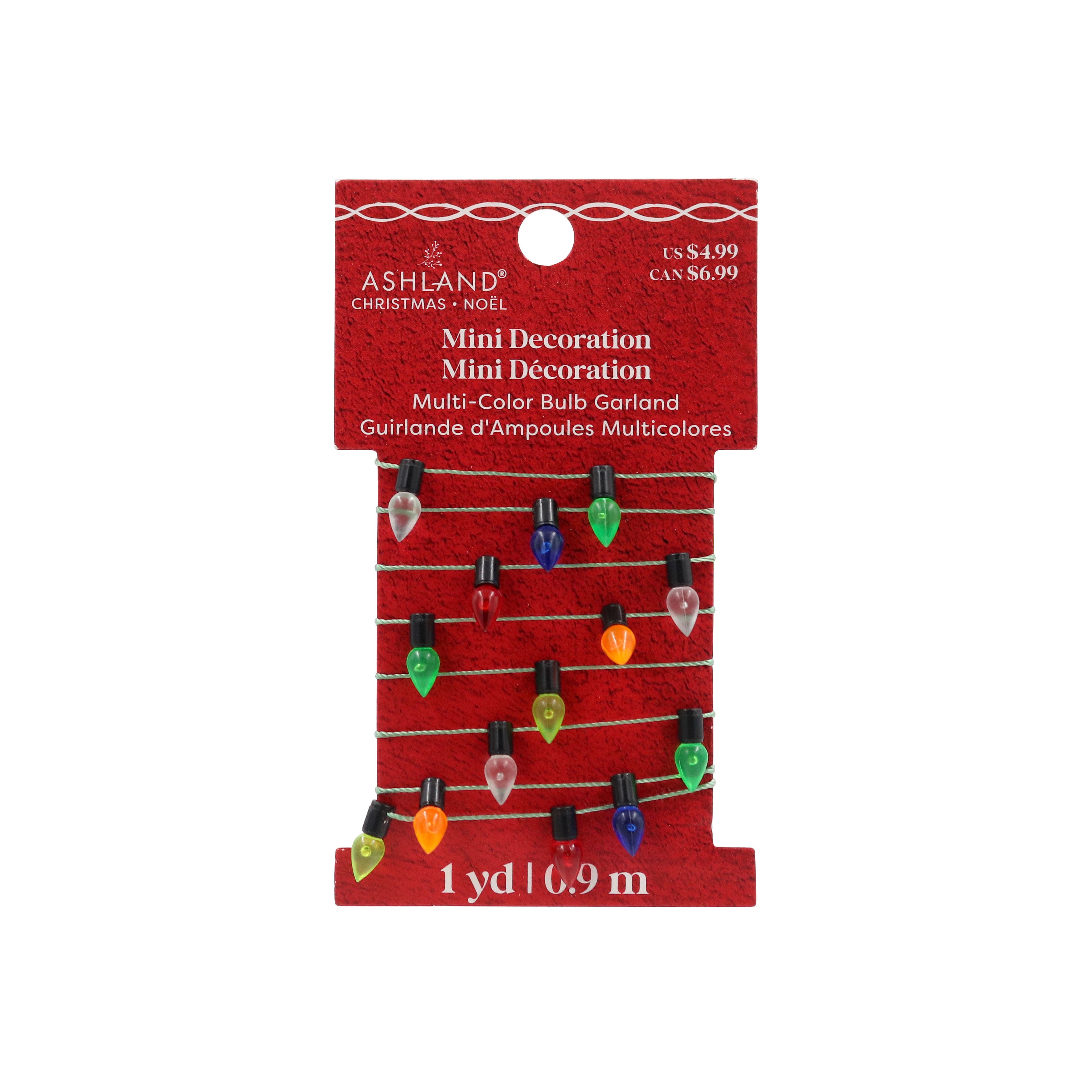 Mini Multicolor Bulb Garland by Ashland&#xAE;