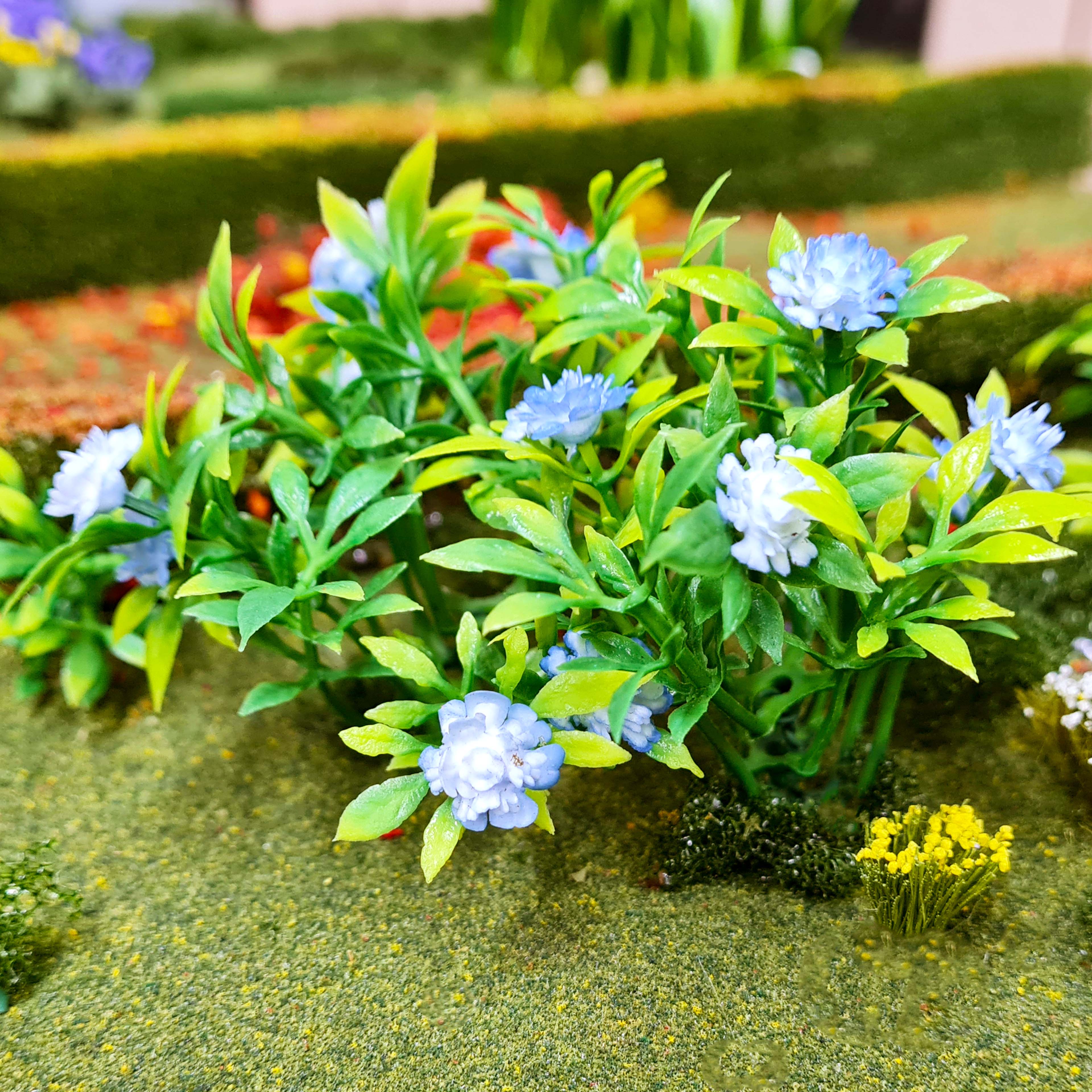 Miniature Blue Flower Plat by Make Market&#xAE;