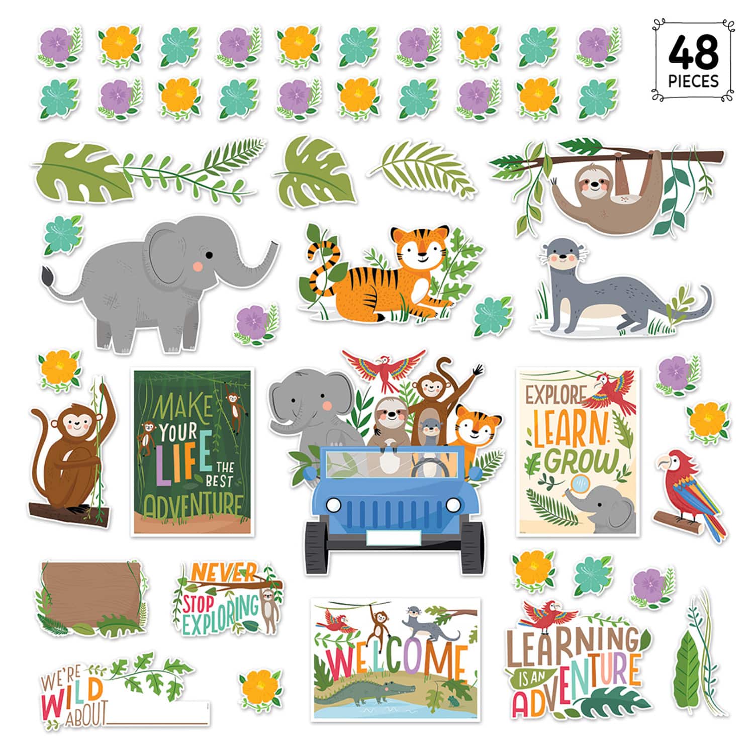 Creative Teaching Press® Jungle Friends Bulletin Board Set