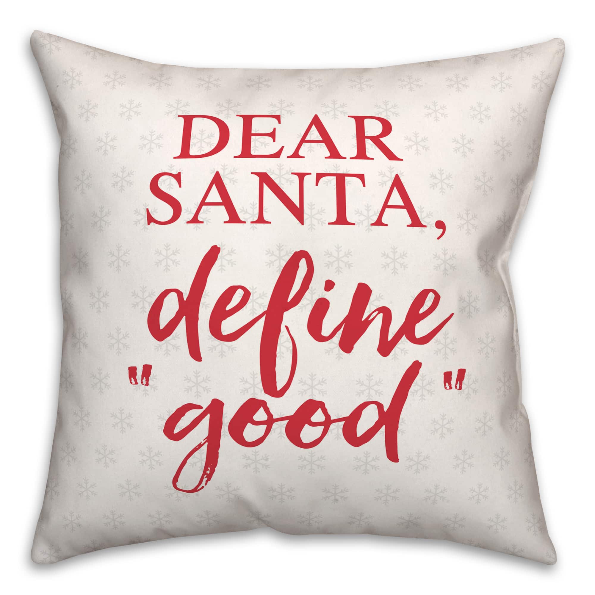 Define Good 18x18 Throw Pillow