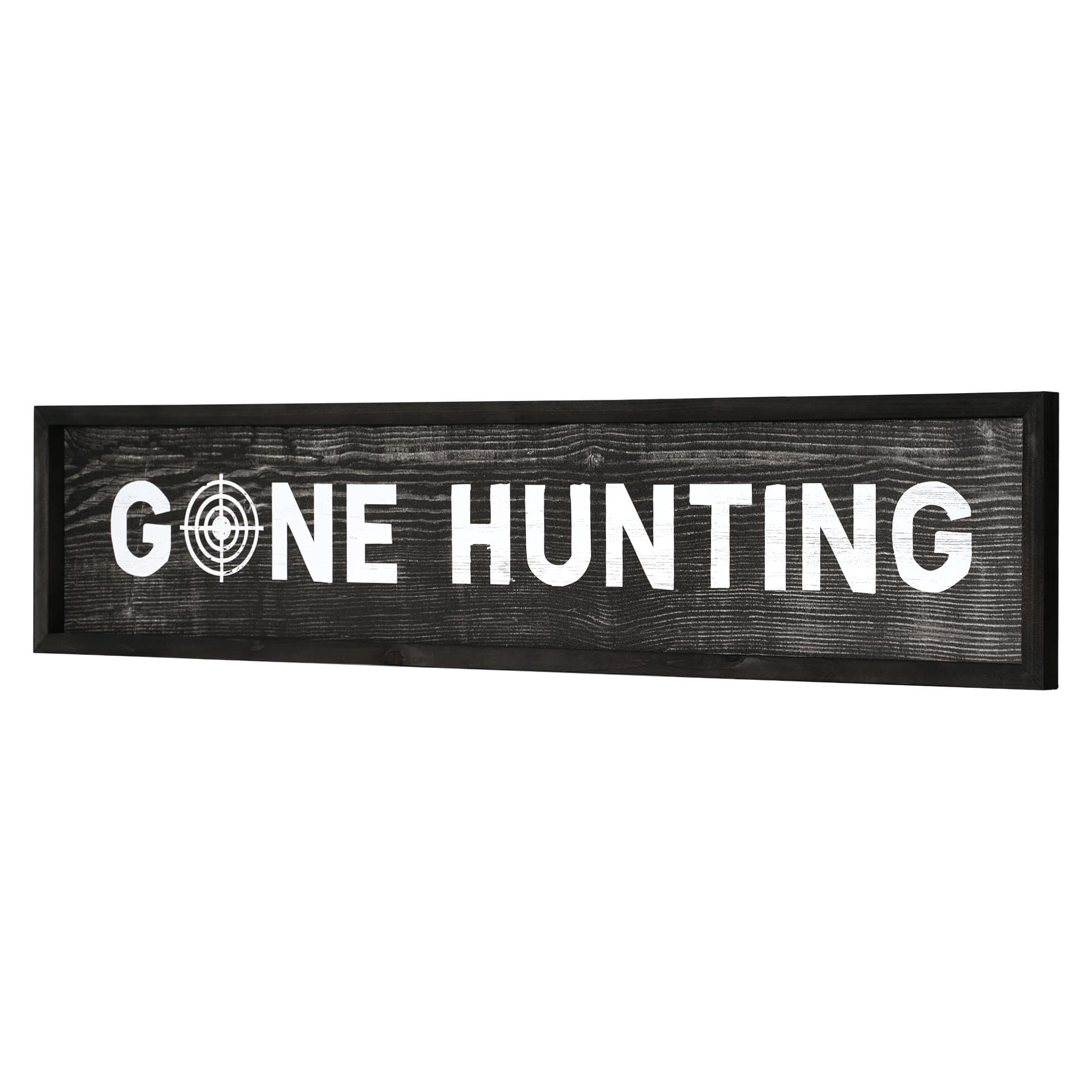 36&#x22; Gone Hunting Wood Novelty Wall Sign