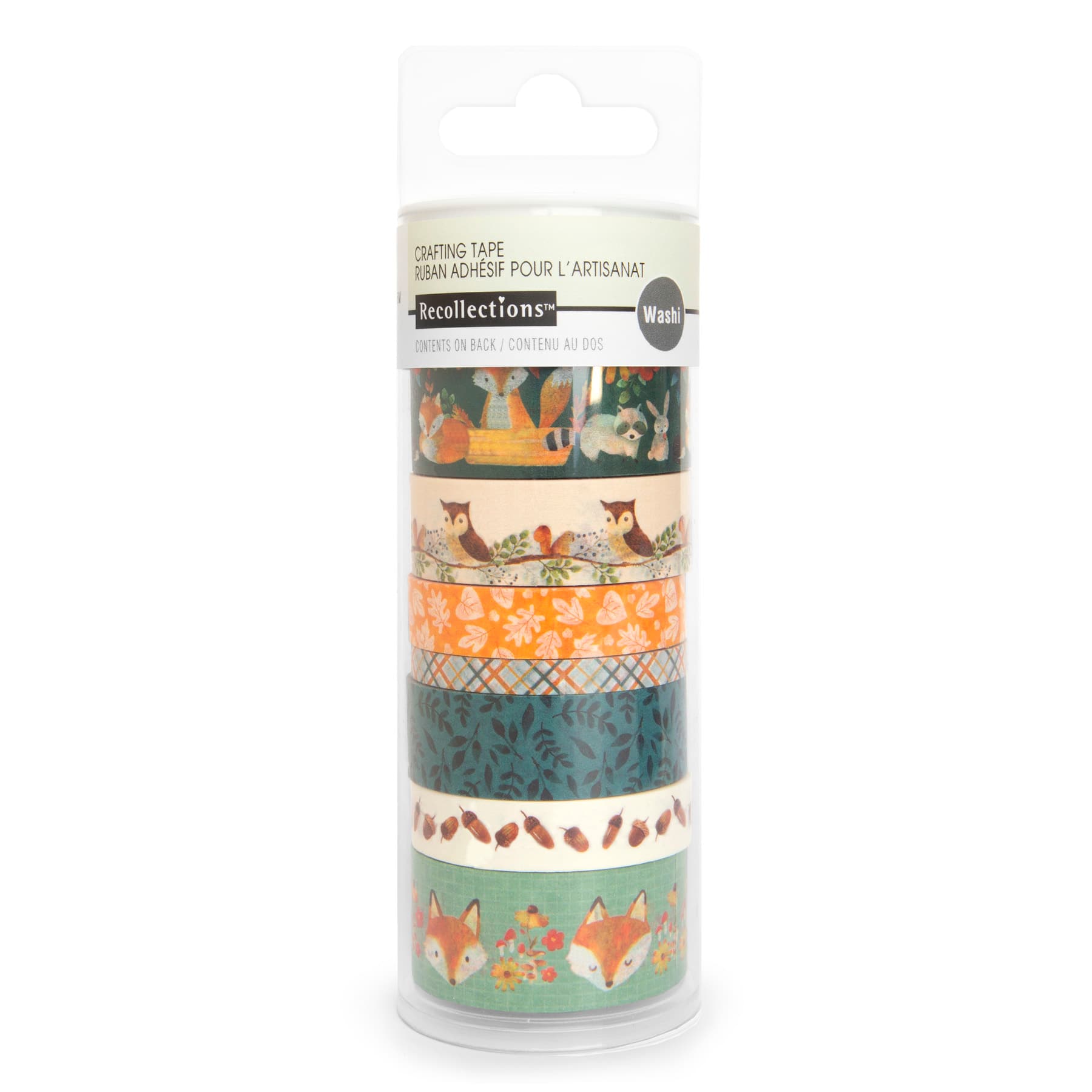 12 Packs: 7 ct. (84 total) Animals Crafting Washi Tape Set by Recollections&#x2122;