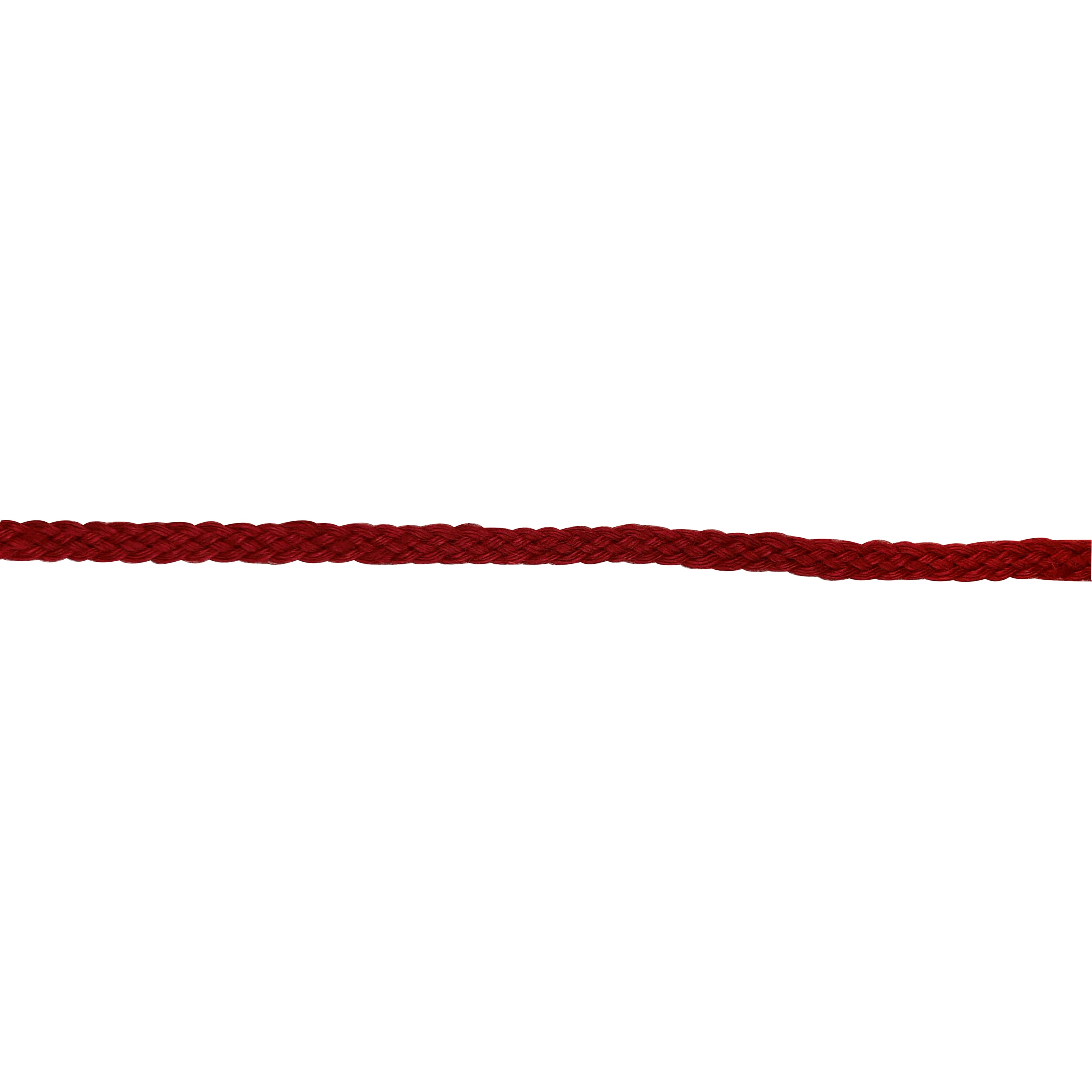 3/10&#x22; x 30ft. Burgundy Jute Braid Trim Ribbon by Celebrate It&#xAE;