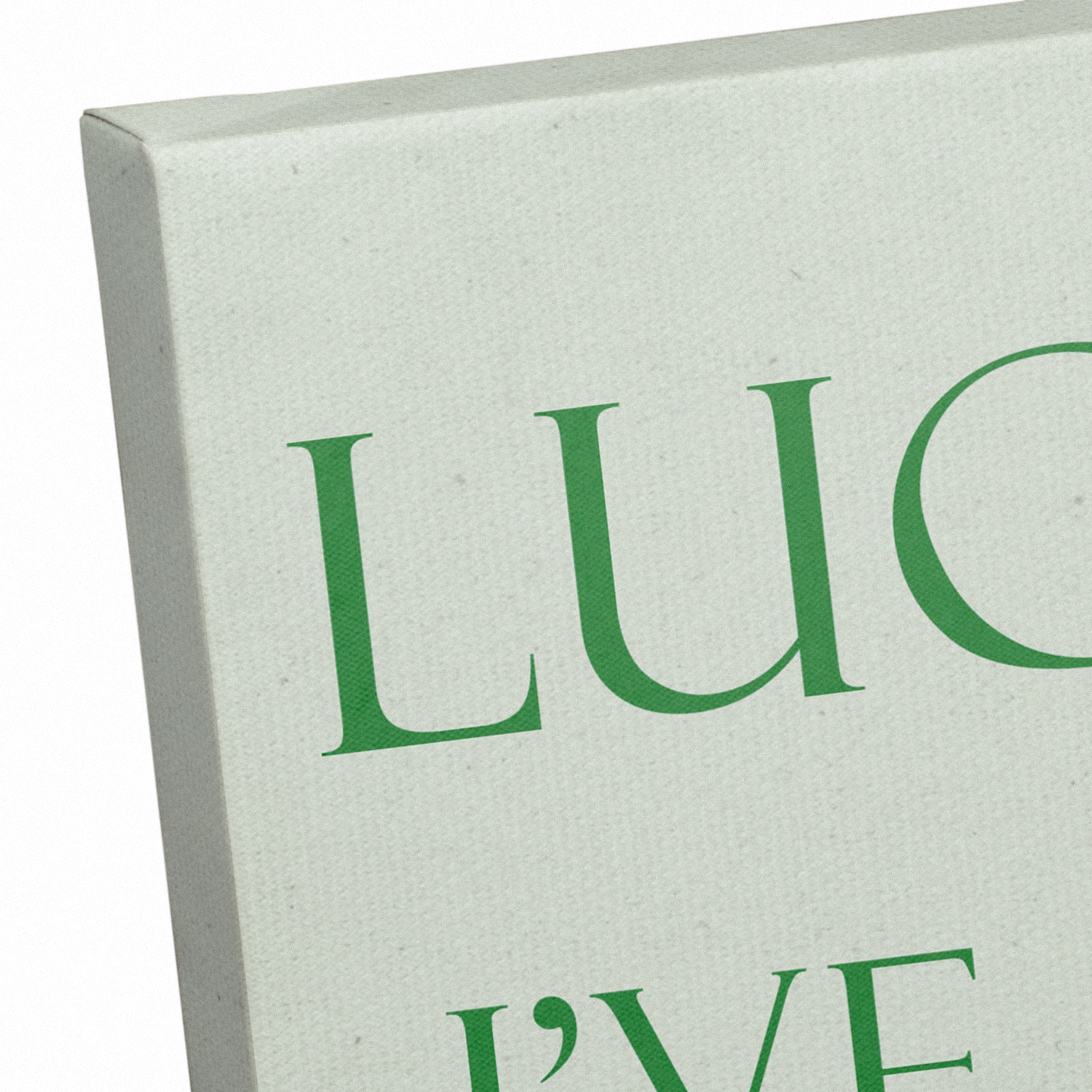 Lucky Me I've Got You 20" x 16" Canvas Wall Art