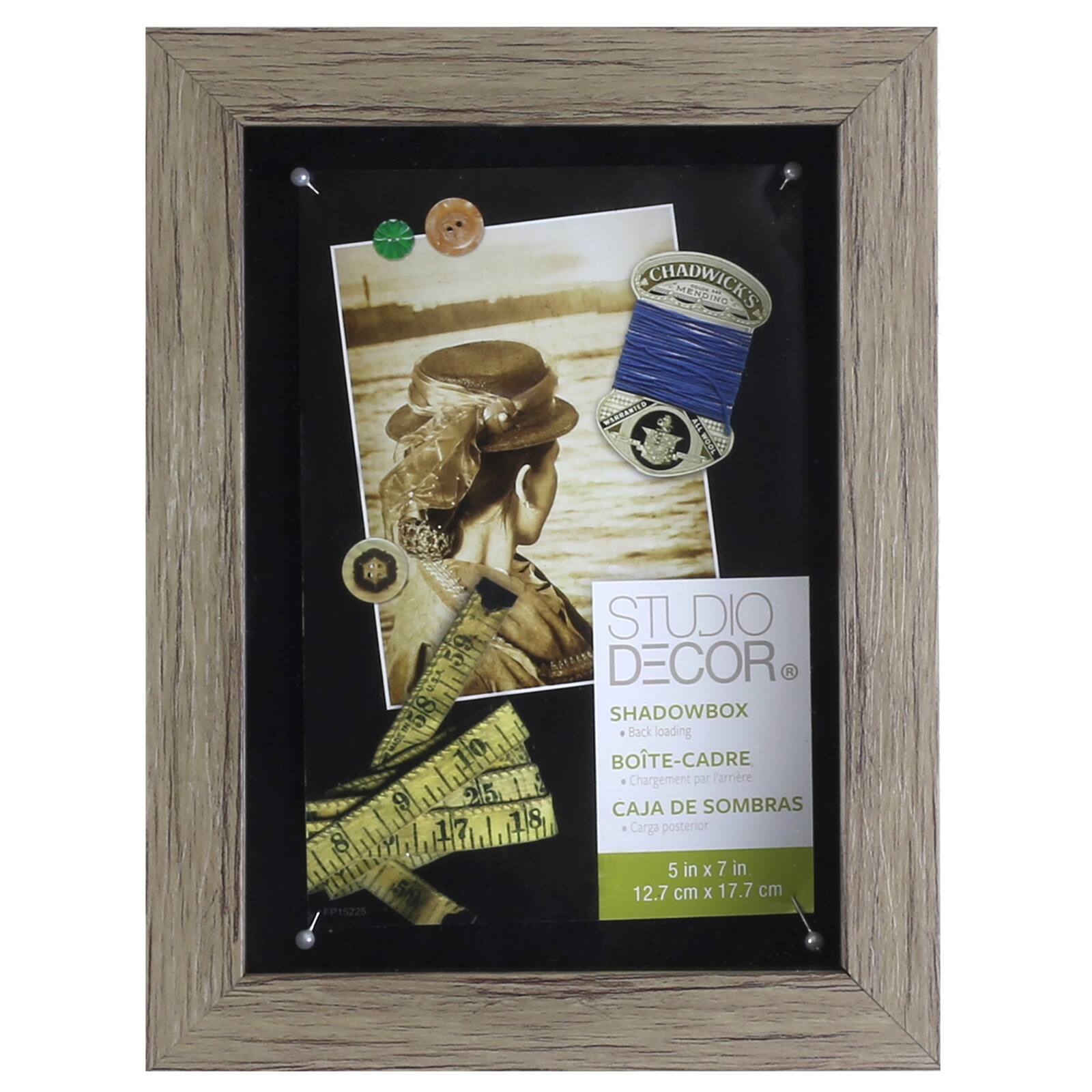 12 Pack: Barnwood Shadow Box by Studio D&#xE9;cor&#xAE;