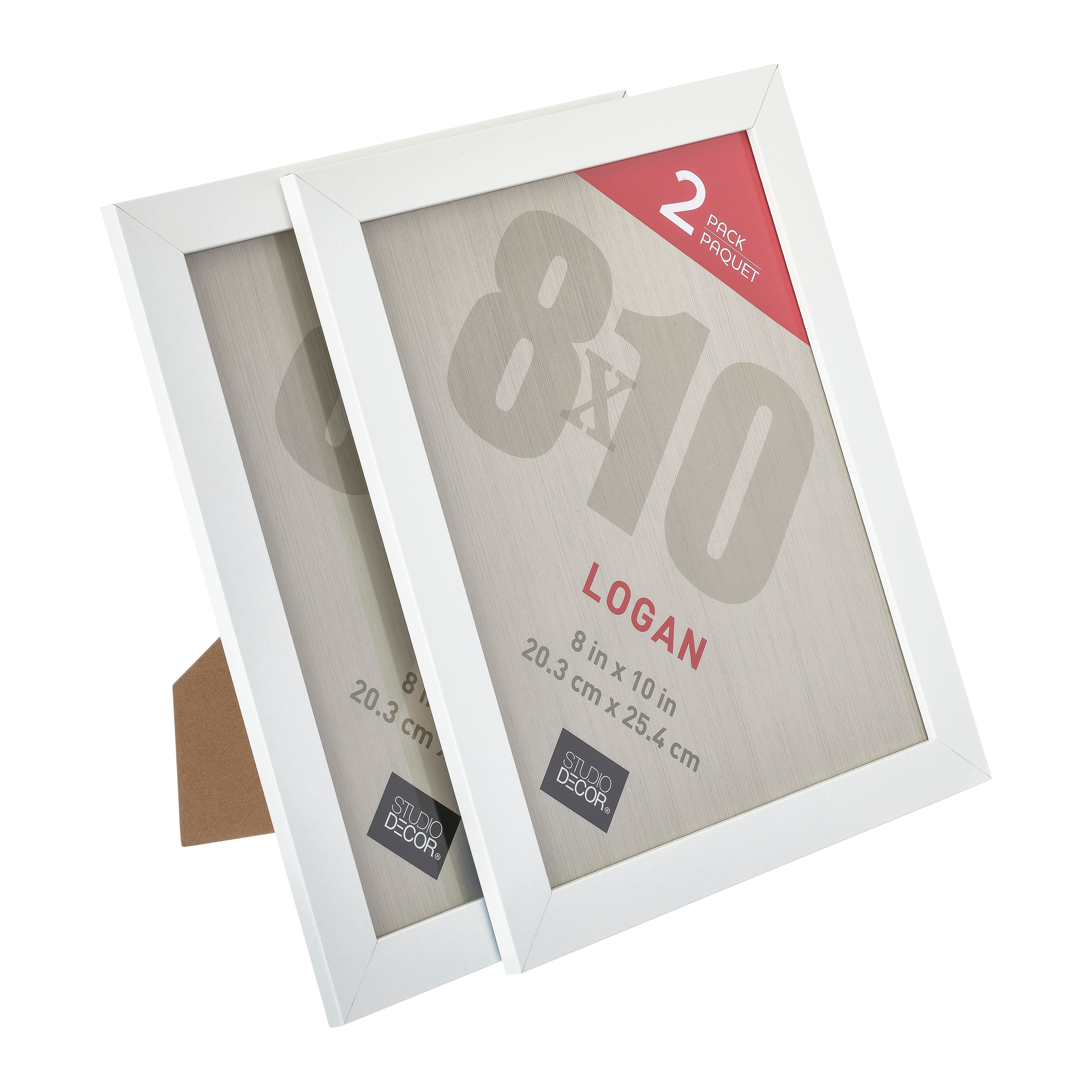 12 Packs: 2 ct. (24 total) Wood 8" x 10" Tabletop Frames, Logan by Studio Décor®