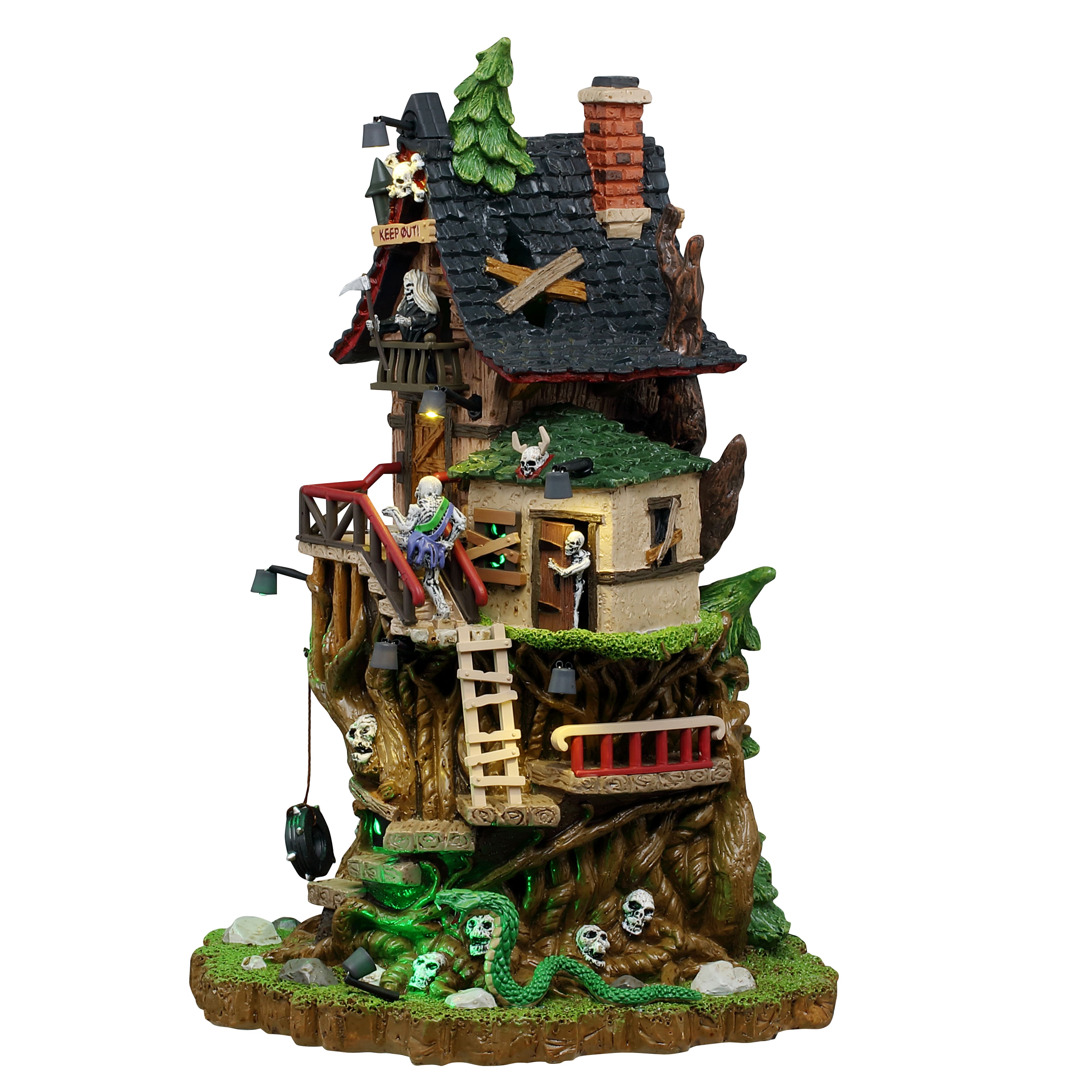 Lemax&#xAE; Spooky Town&#xAE; Petrified Forest Tree House