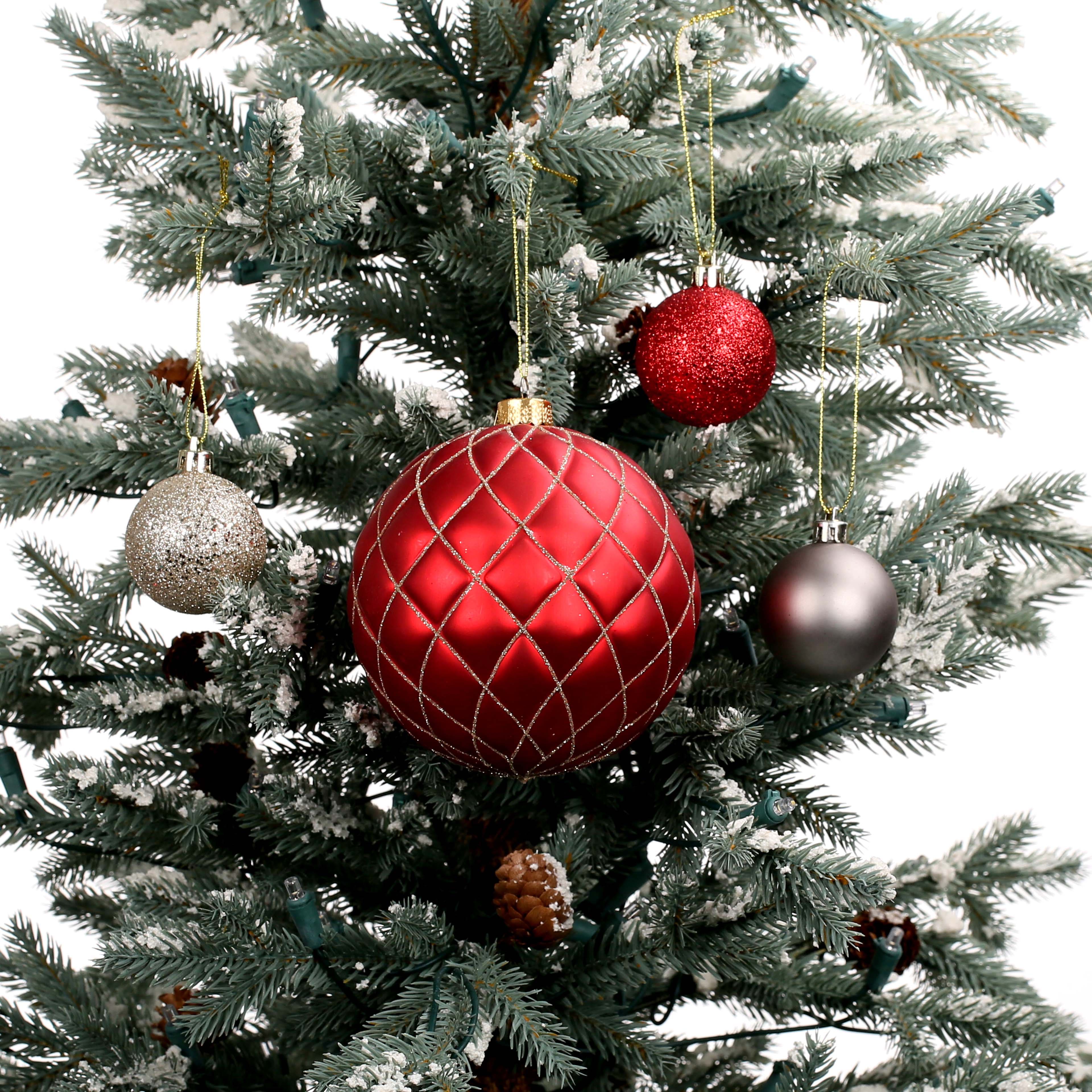 44 Pack Woodland Shatterproof Ball Ornaments by Ashland&#xAE;