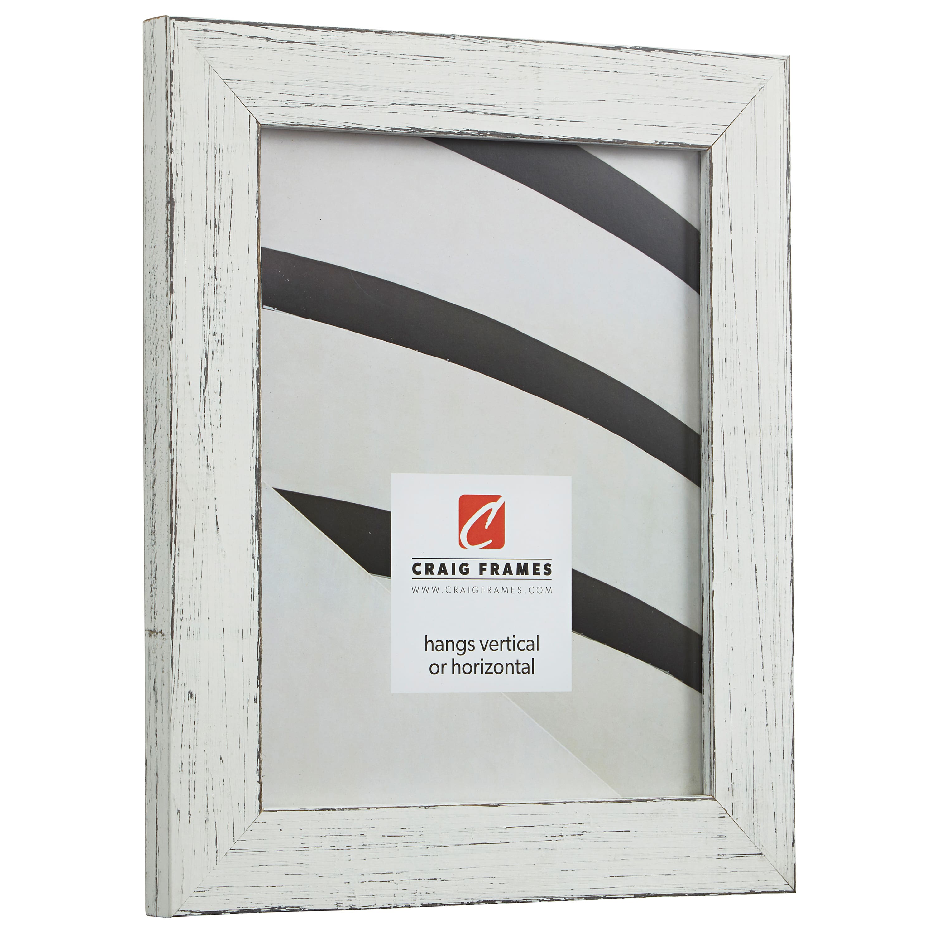 Craig Frames Jasper Marshmallow White Picture Frame