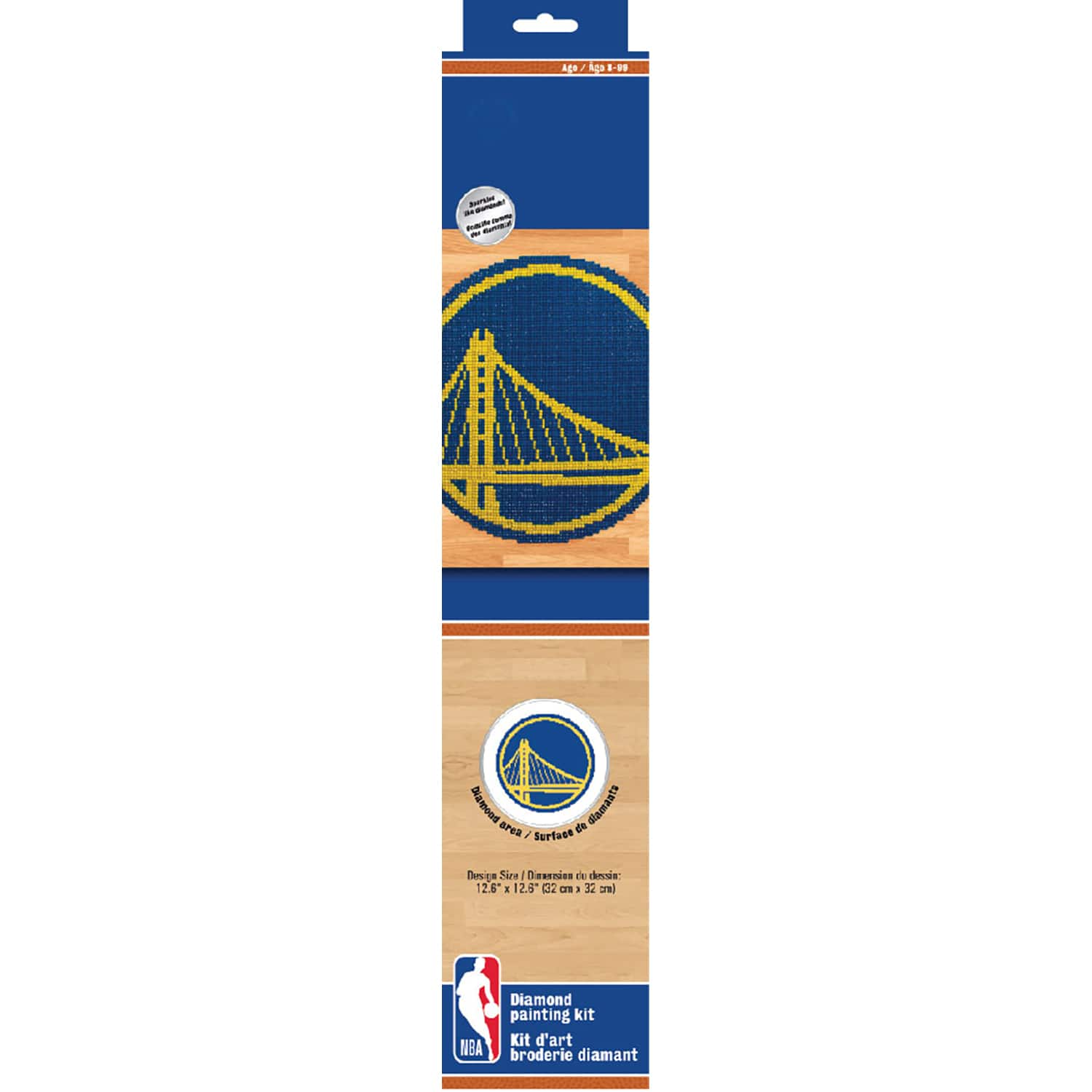 Camelot&#xAE; Dots Intermediate NBA Golden State Warriors Diamond Painting Kit