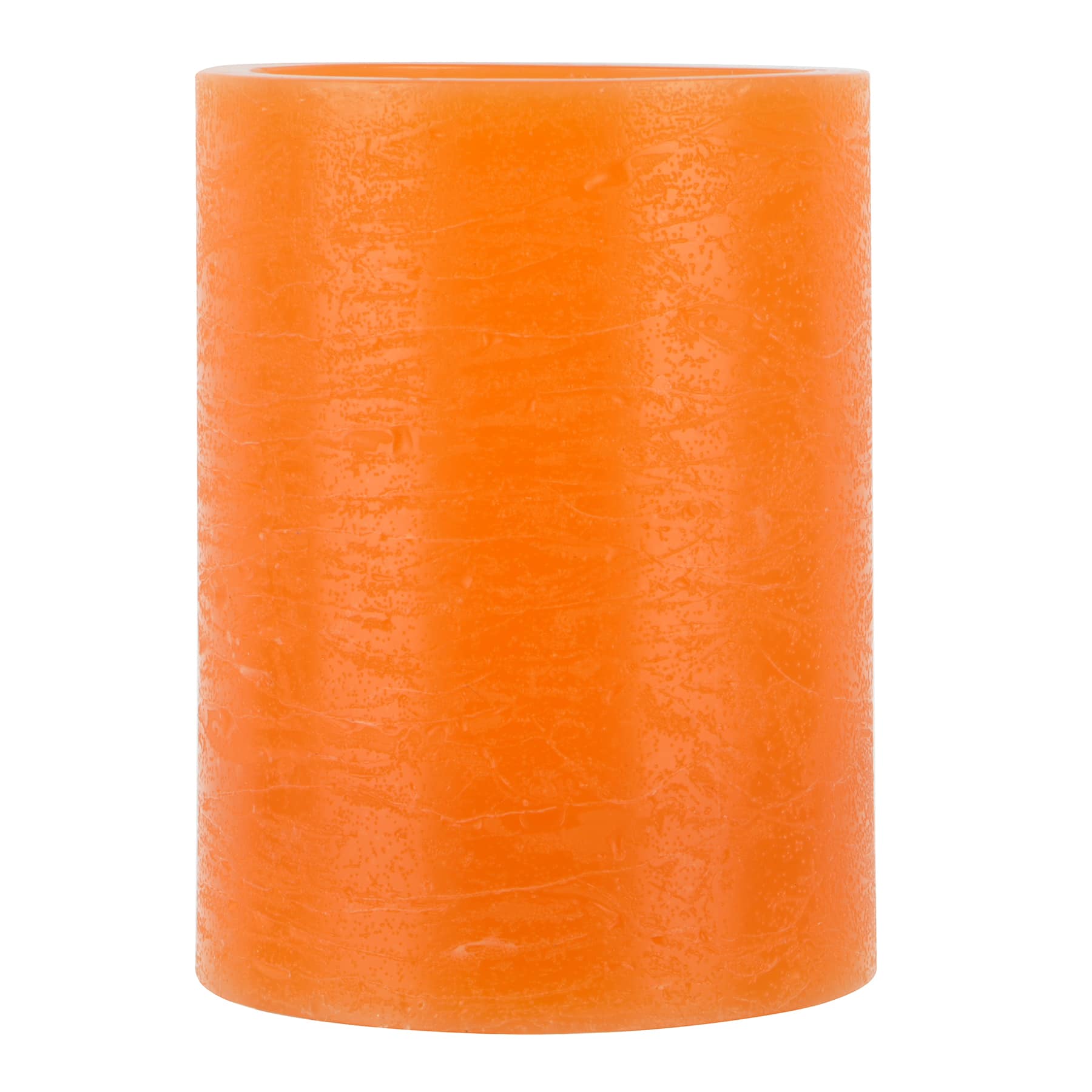 3&#x22; x 4&#x22; Rustic Orange LED Pillar Candle by Ashland&#xAE;