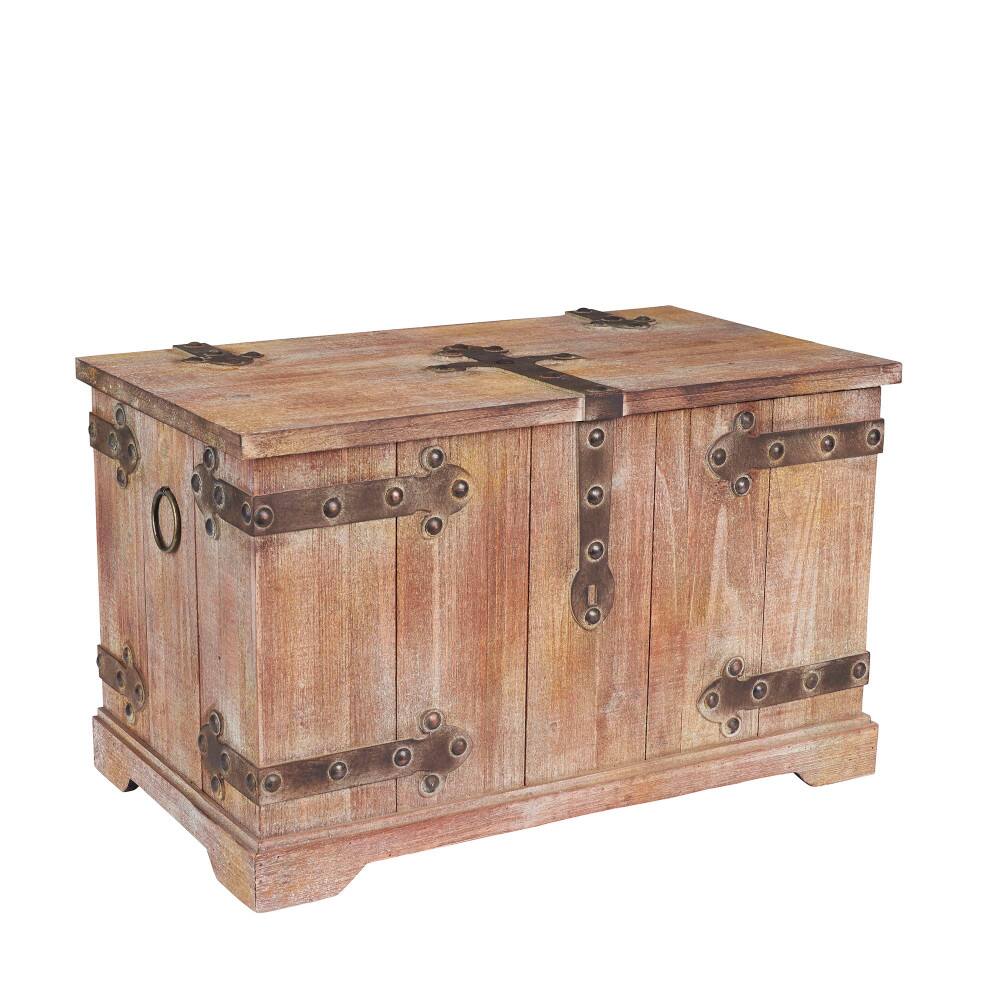 Household Essentials Hinge Decorative Trunk (Set of 2)