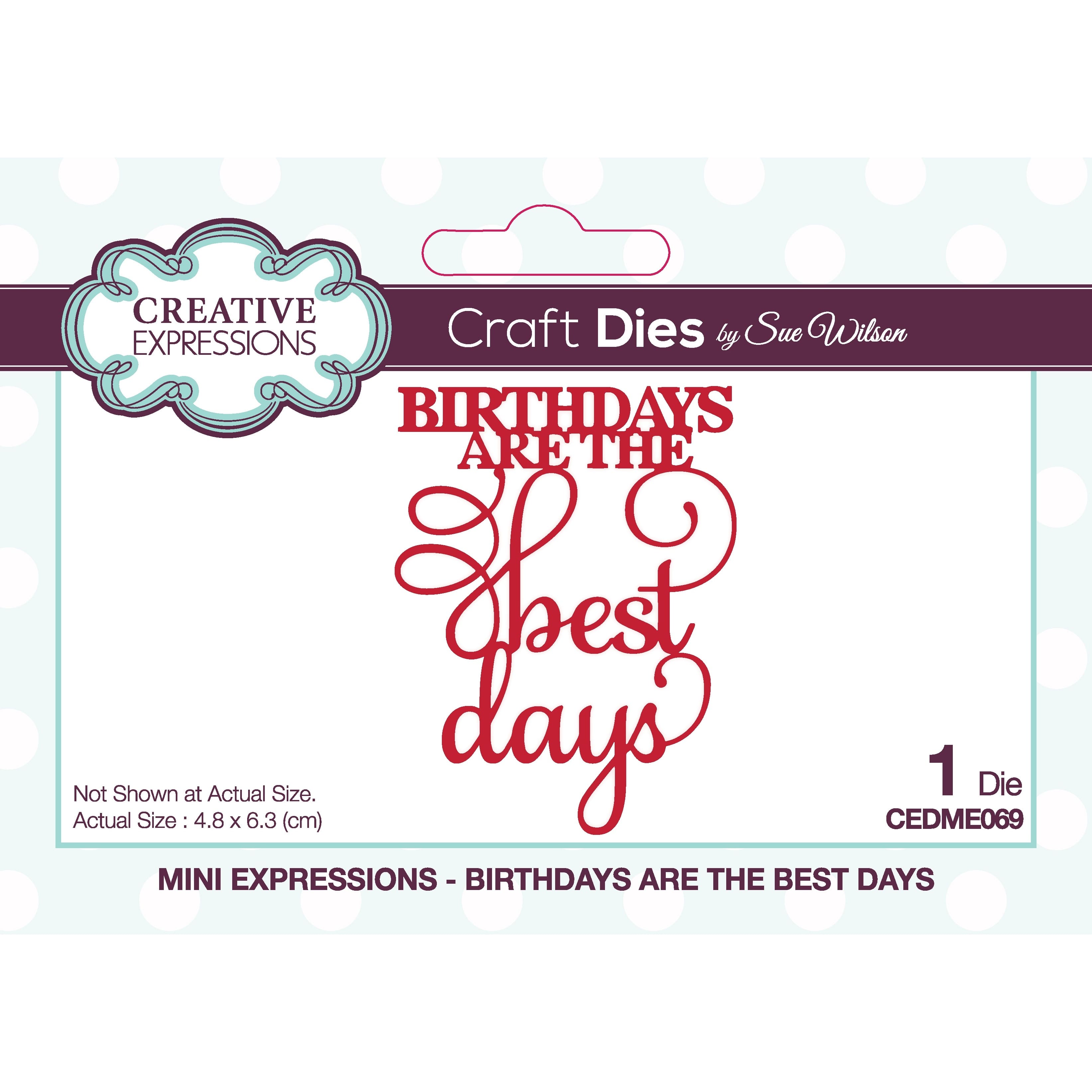 Creative Expressions Sue Wilson Mini Expressions Birthdays Are The Best Die | Michaels®