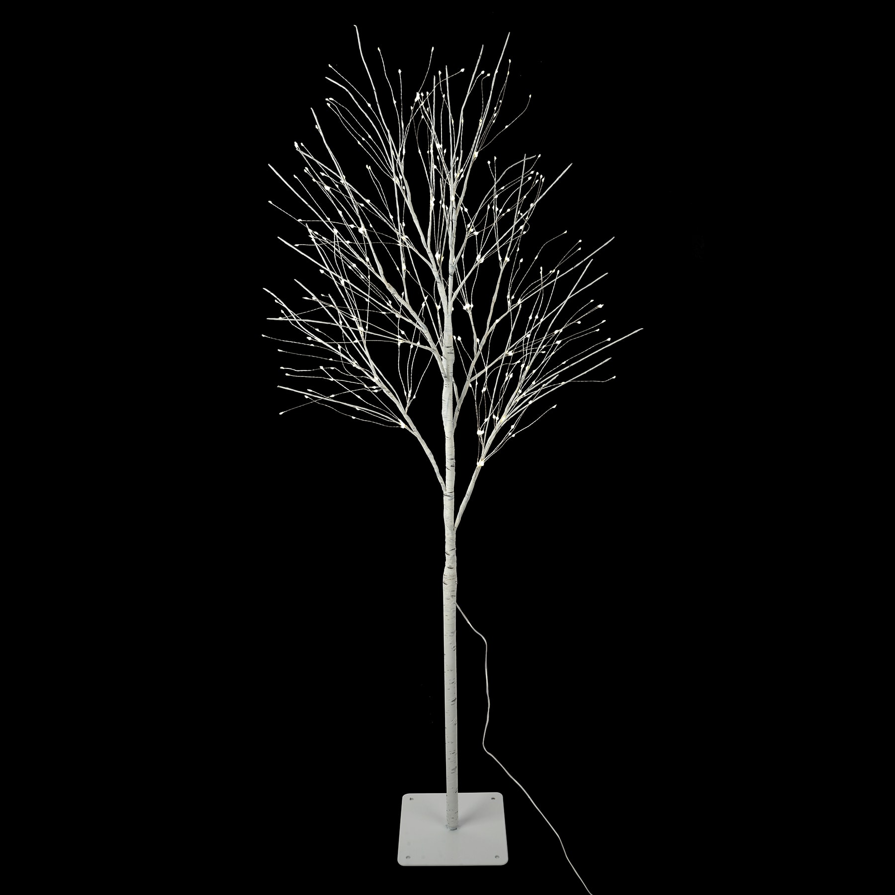 4ft. Warm White LED Lighted White Birch Tree by Ashland®
