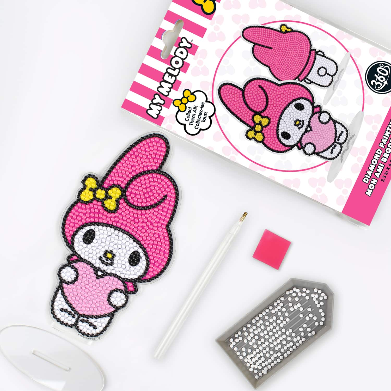 Camelot&#xAE; Dots Hello Kitty&#xAE; My Melody&#x2122; Diamond Painting Pal Kit