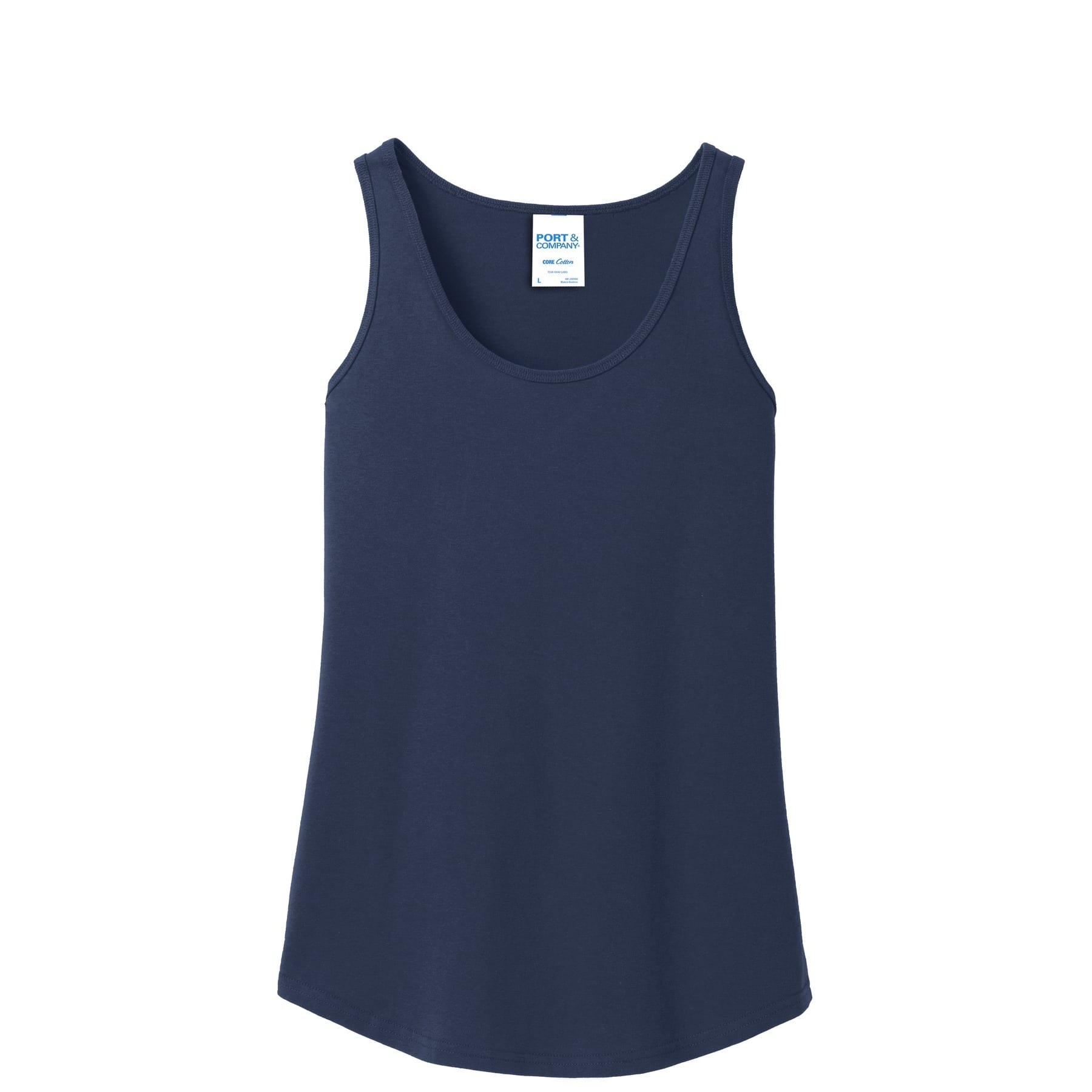 Port & Company® Ladies Core Cotton Tank Top in Navy Blue | Medium | Michaels®