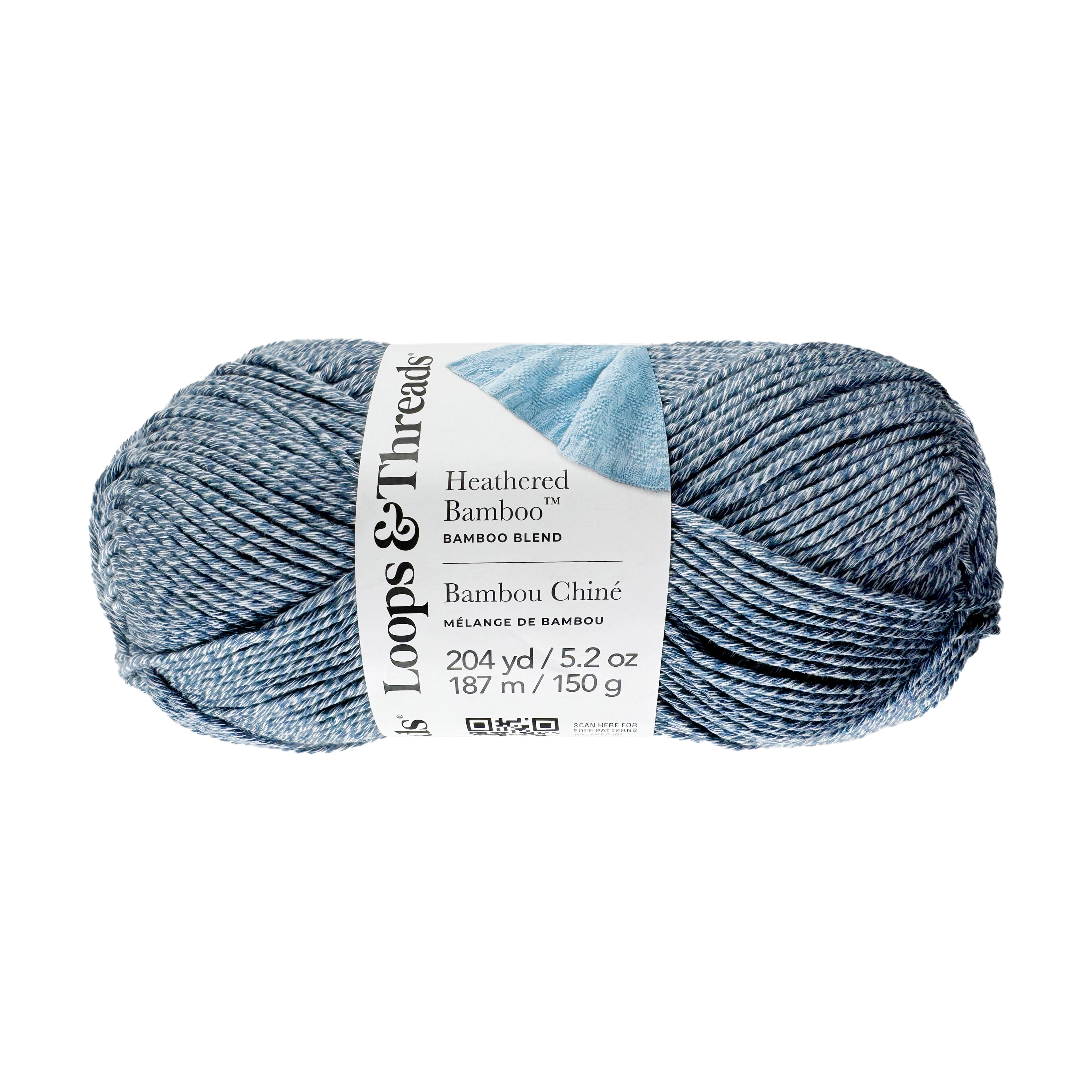Heathered Bamboo™ Yarn by Loops & Threads®