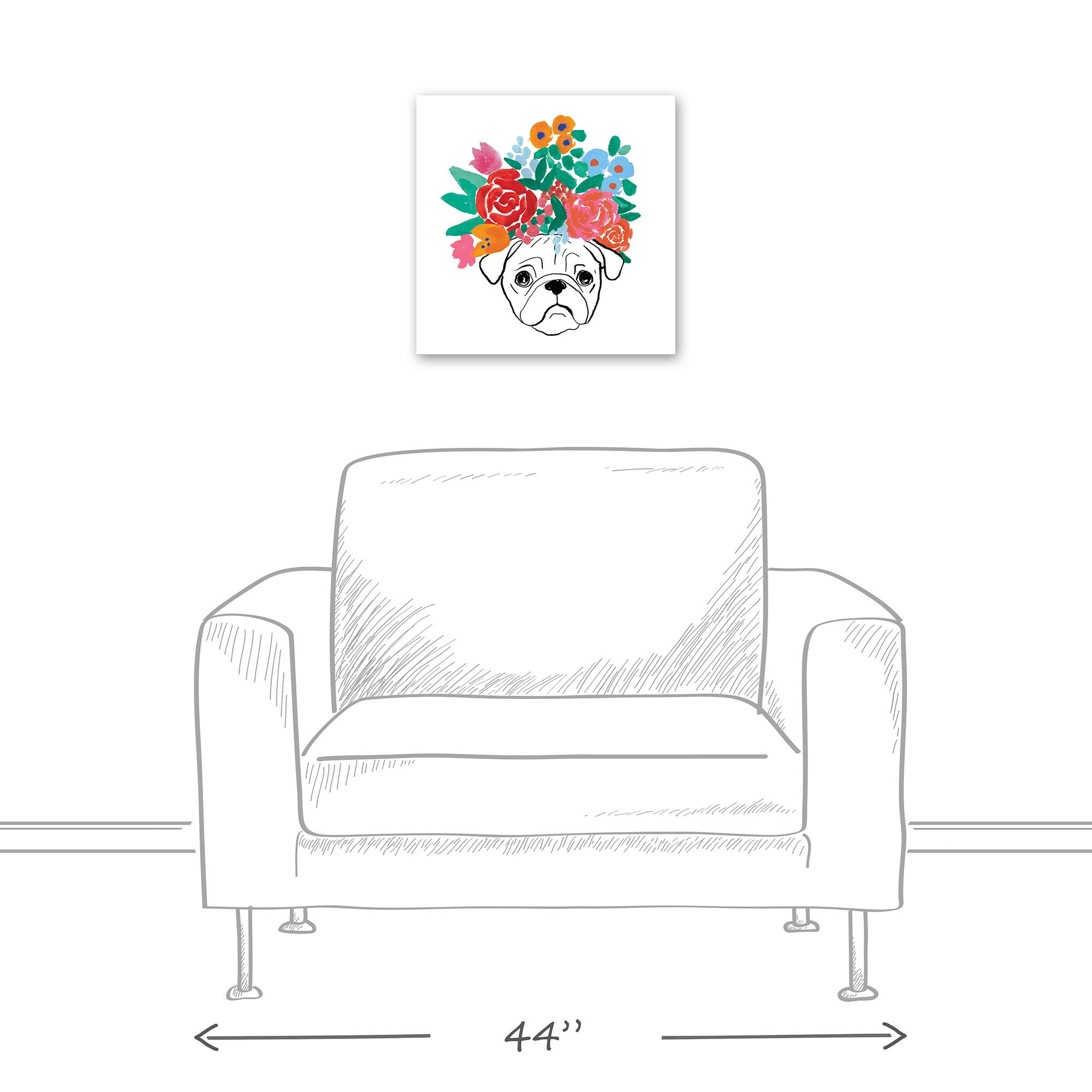 Florence Pug 8 Canvas Wall Art