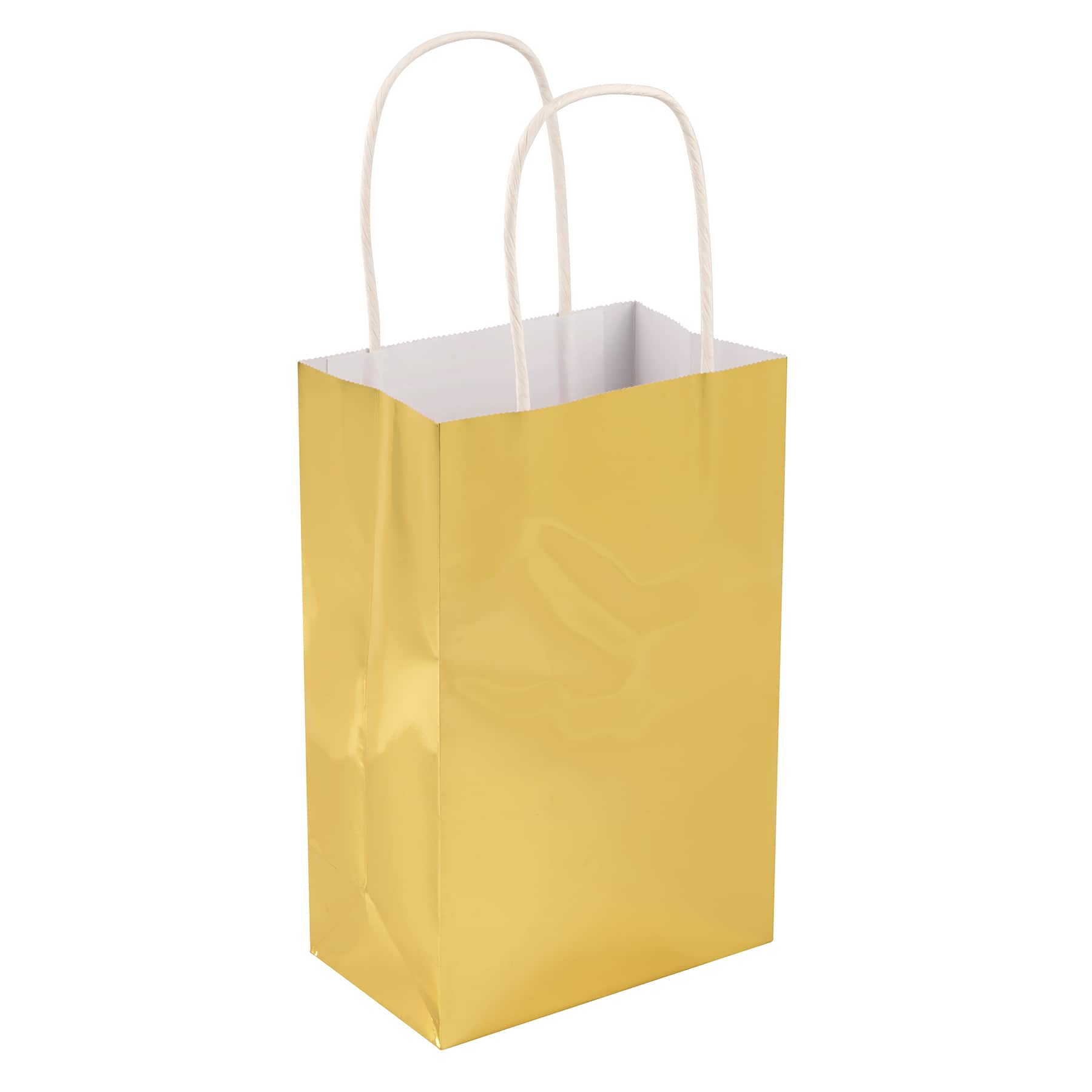 6 Packs: 13 ct. (78 total) Small Gold Gift Bag Value Pack by Celebrate It™