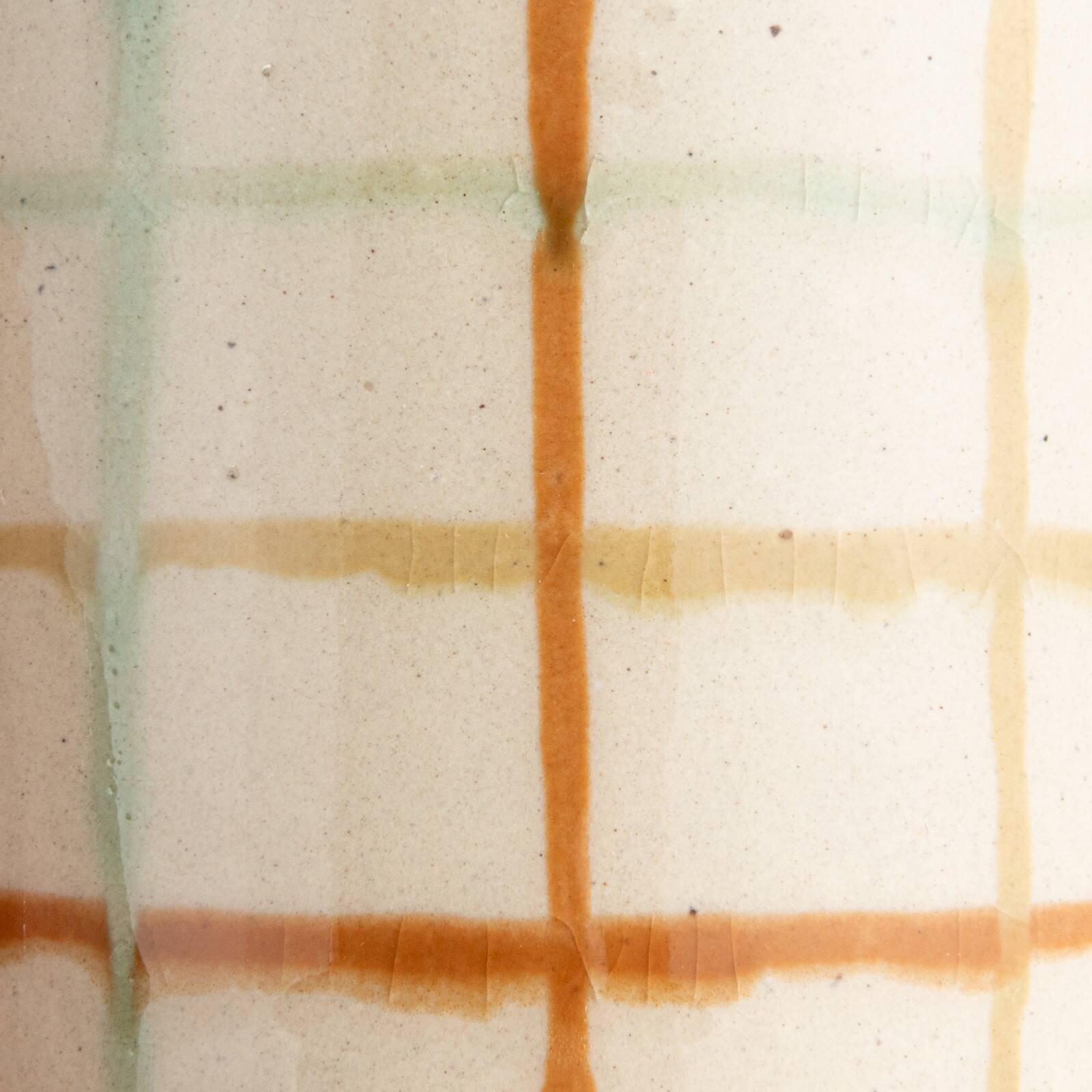 Hello Honey&#xAE; 12oz. Multicolor Stoneware Mugs with Checkered Pattern, 4ct.