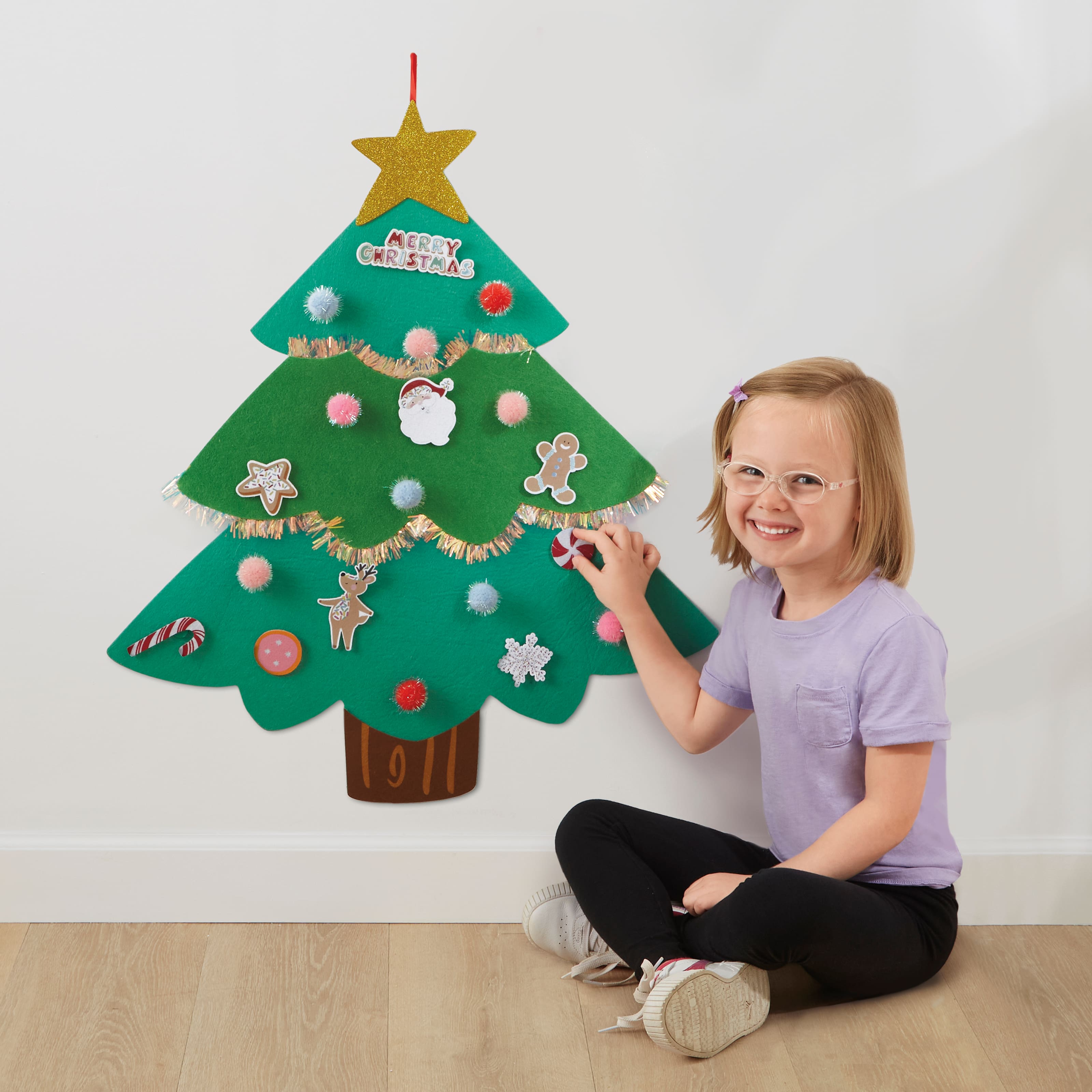 Felt Christmas Tree Decorating Kit by Creatology&#x2122;