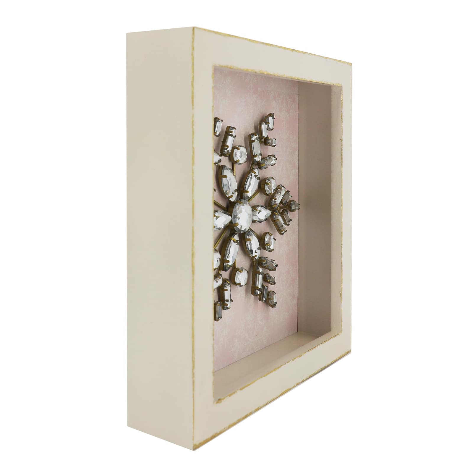 7&#x22; x 8&#x22; Snowflake Block Tabletop D&#xE9;cor by Ashland&#xAE;