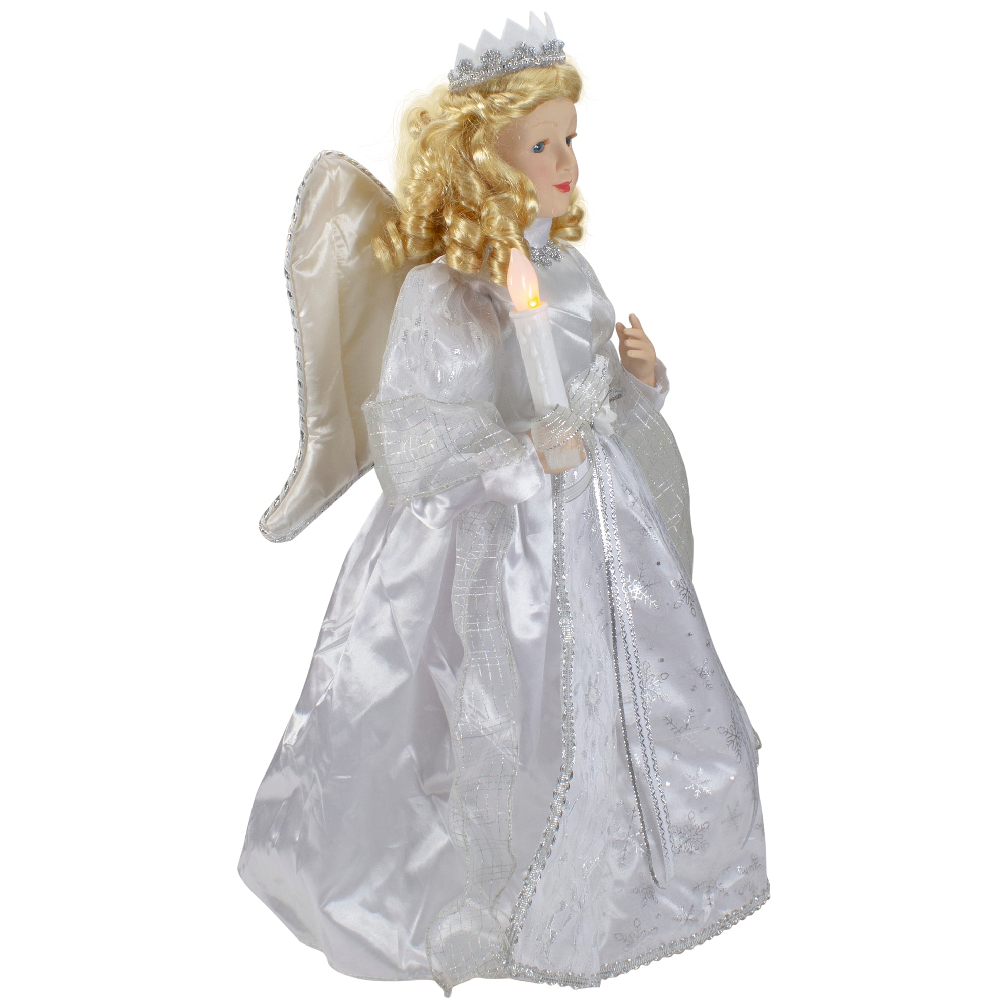 24&#x22; Lighted Standing Animated Angel Musical Christmas Figure