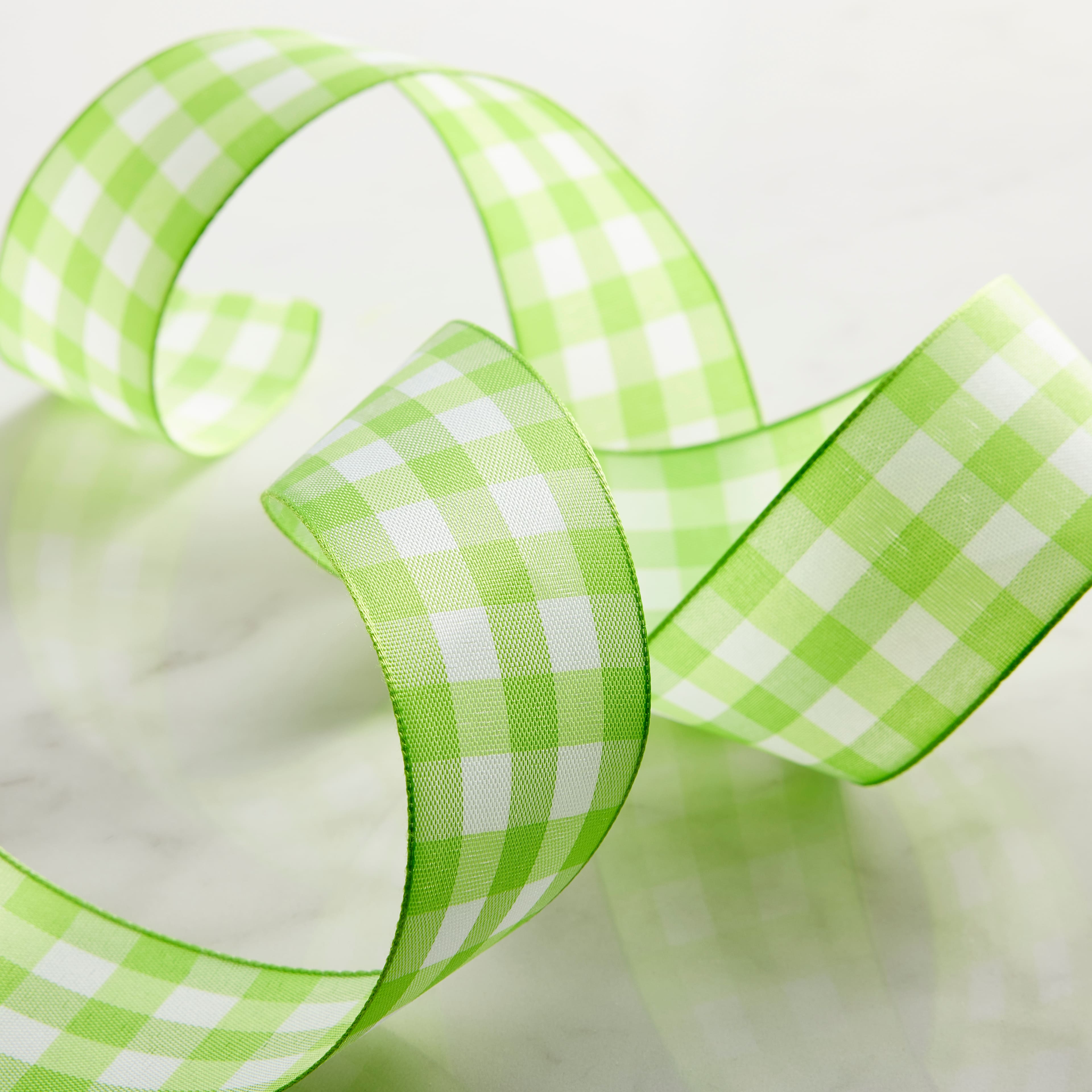 12 Pack: 1.5" x 3yd. Wired Checkered Ribbon by Celebrate It®