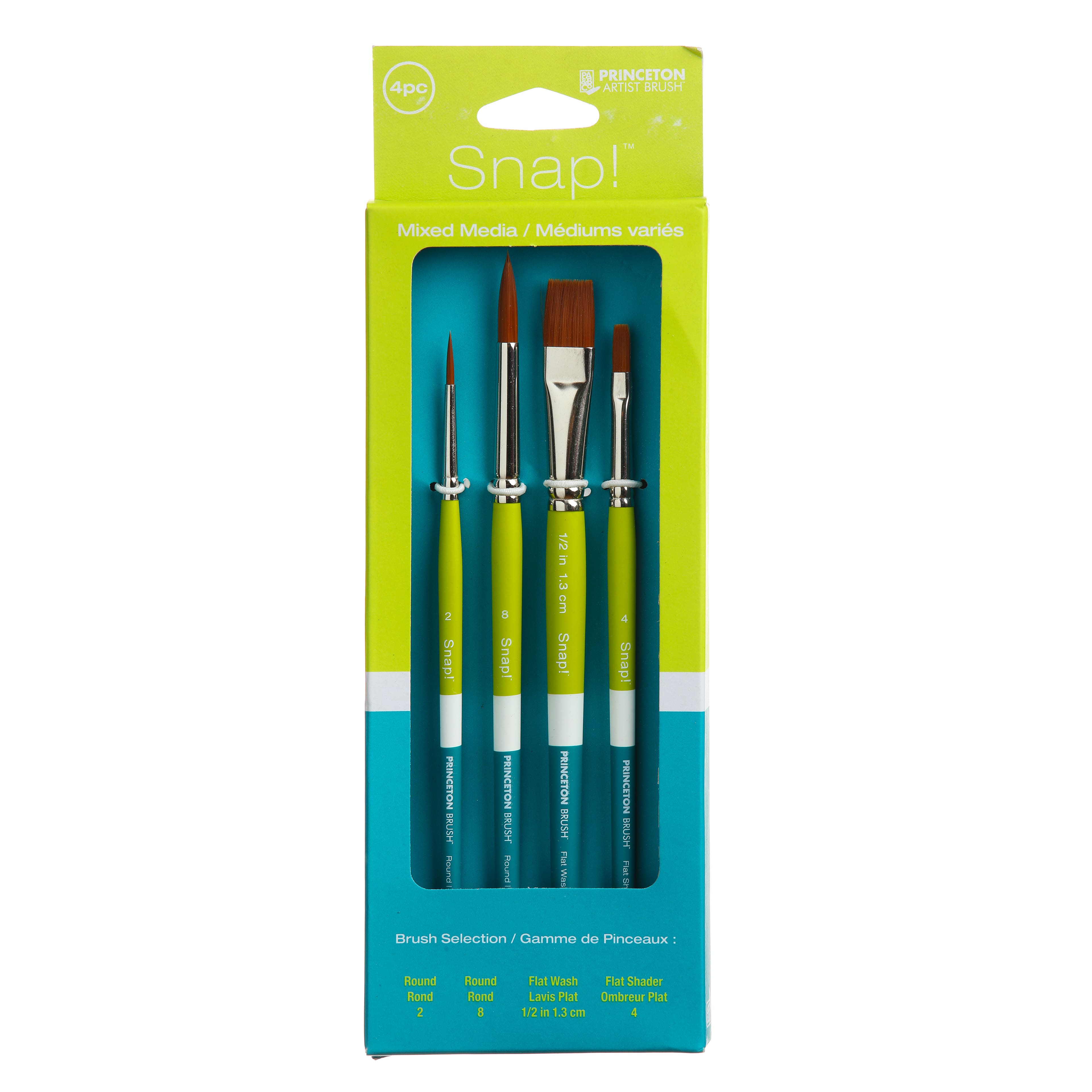 12 Pack: Princeton&#x2122; Snap!&#x2122; Series 9950 Synthetic 4 Piece Brush Set 3