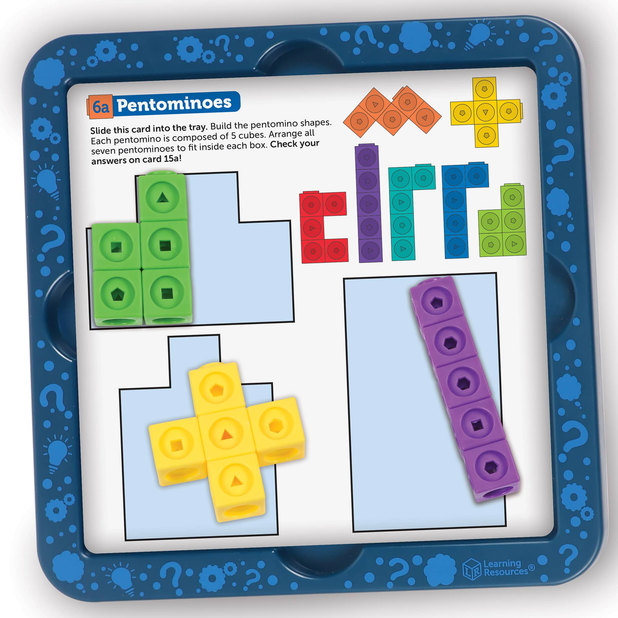 Learning Resources Mathlink Cubes Brain Games Pack