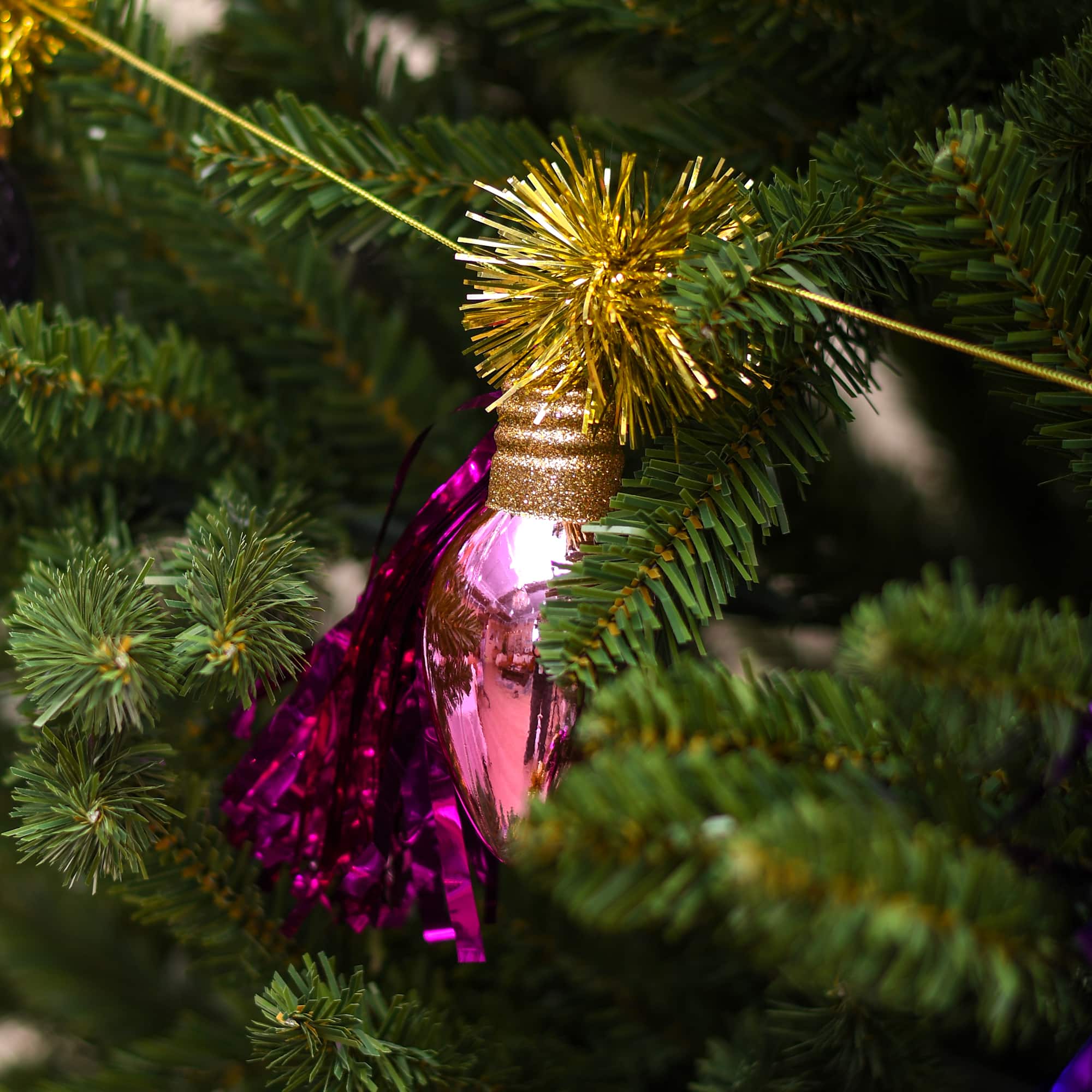 6ft. Pink &#x26; Purple Light Bulbs Garland by Ashland&#xAE;