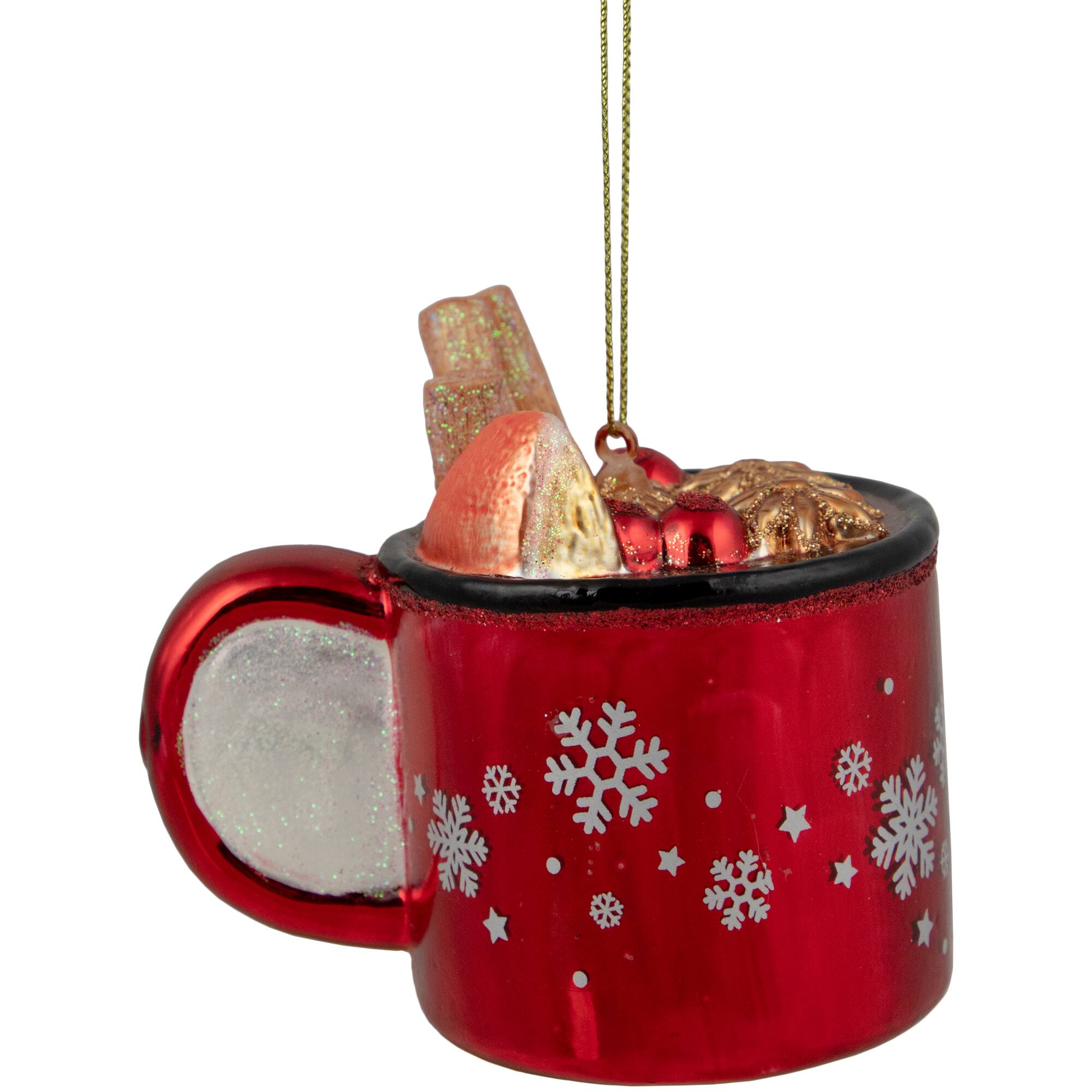 4&#x22; Mulled Wine Glass Christmas Ornament