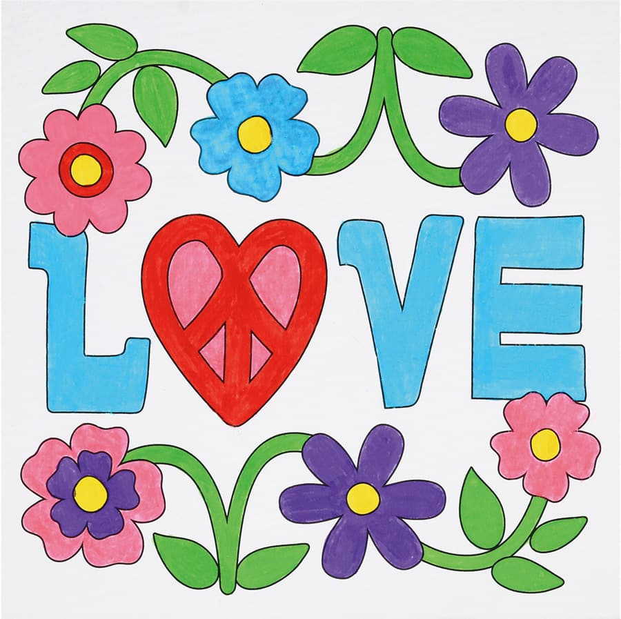 Love Colouring Board Kit by Creatology&#x2122;